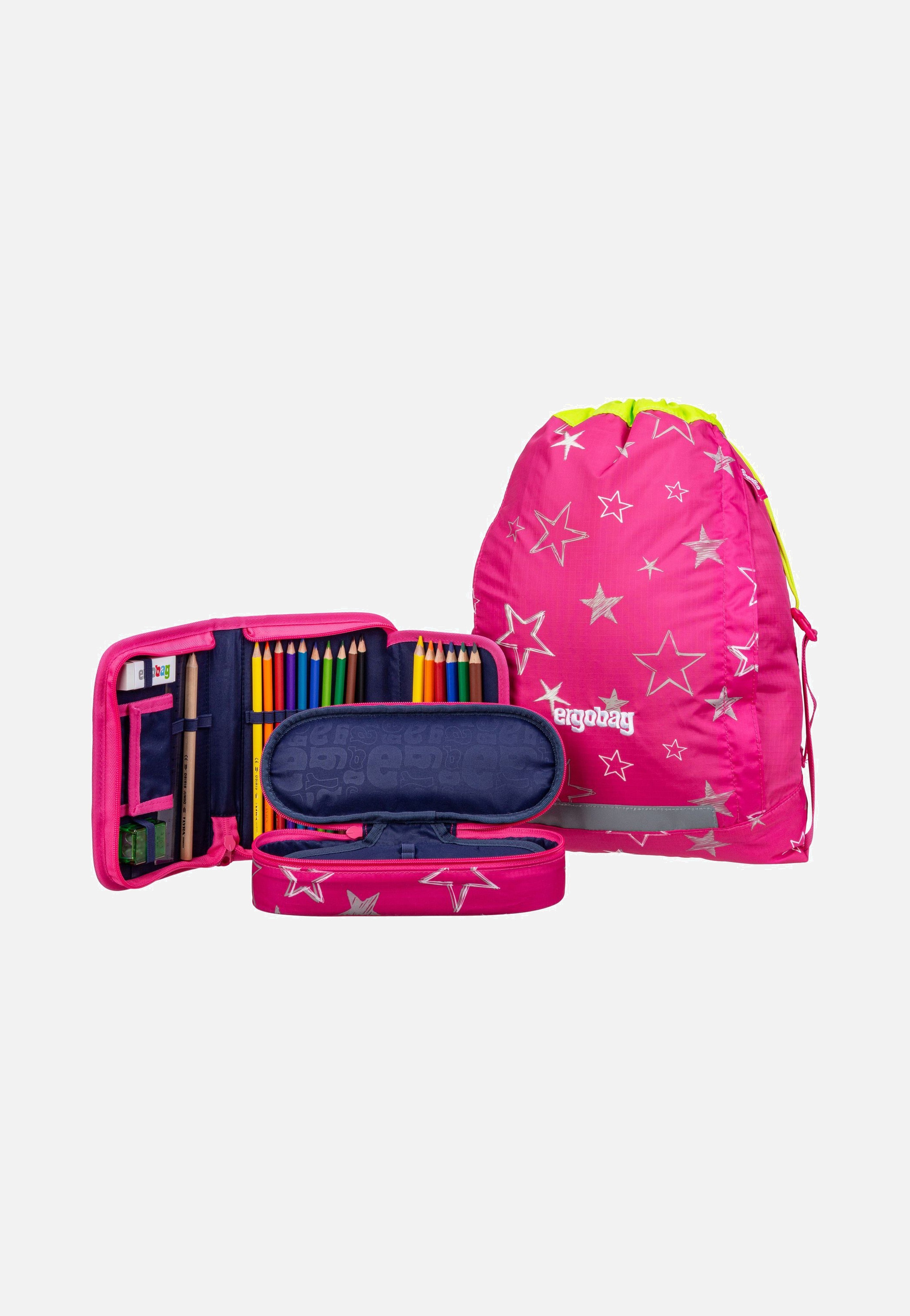 Ergobag Cubo SternenwanderBär Schulranzen 5-teiliges Set Limited Edition