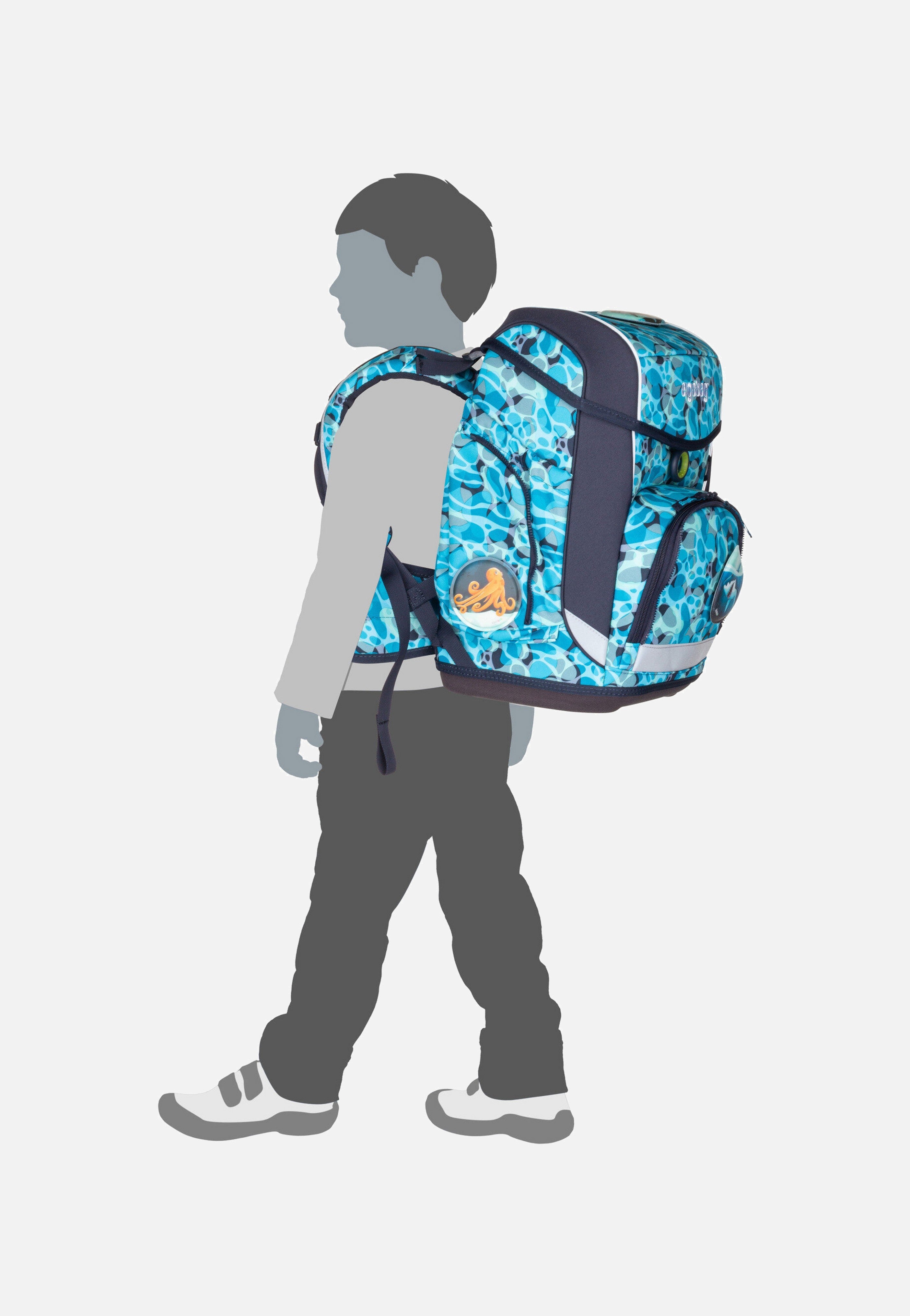 ergobag cubo Set ECO AbtauchBär School Bag