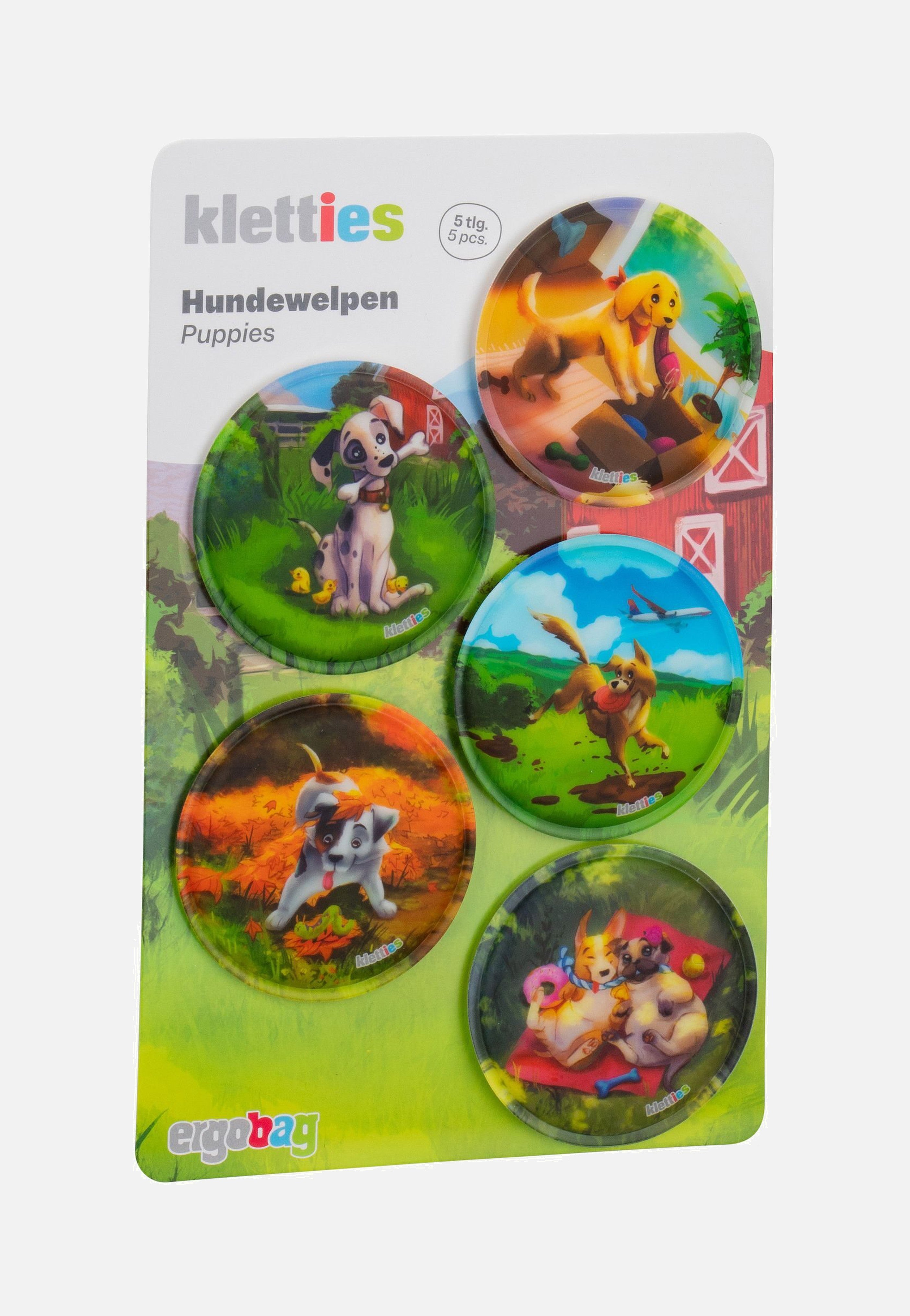 ergobag - Kletties Matt Hundewelpen - School Accessorie | Neutral-Image