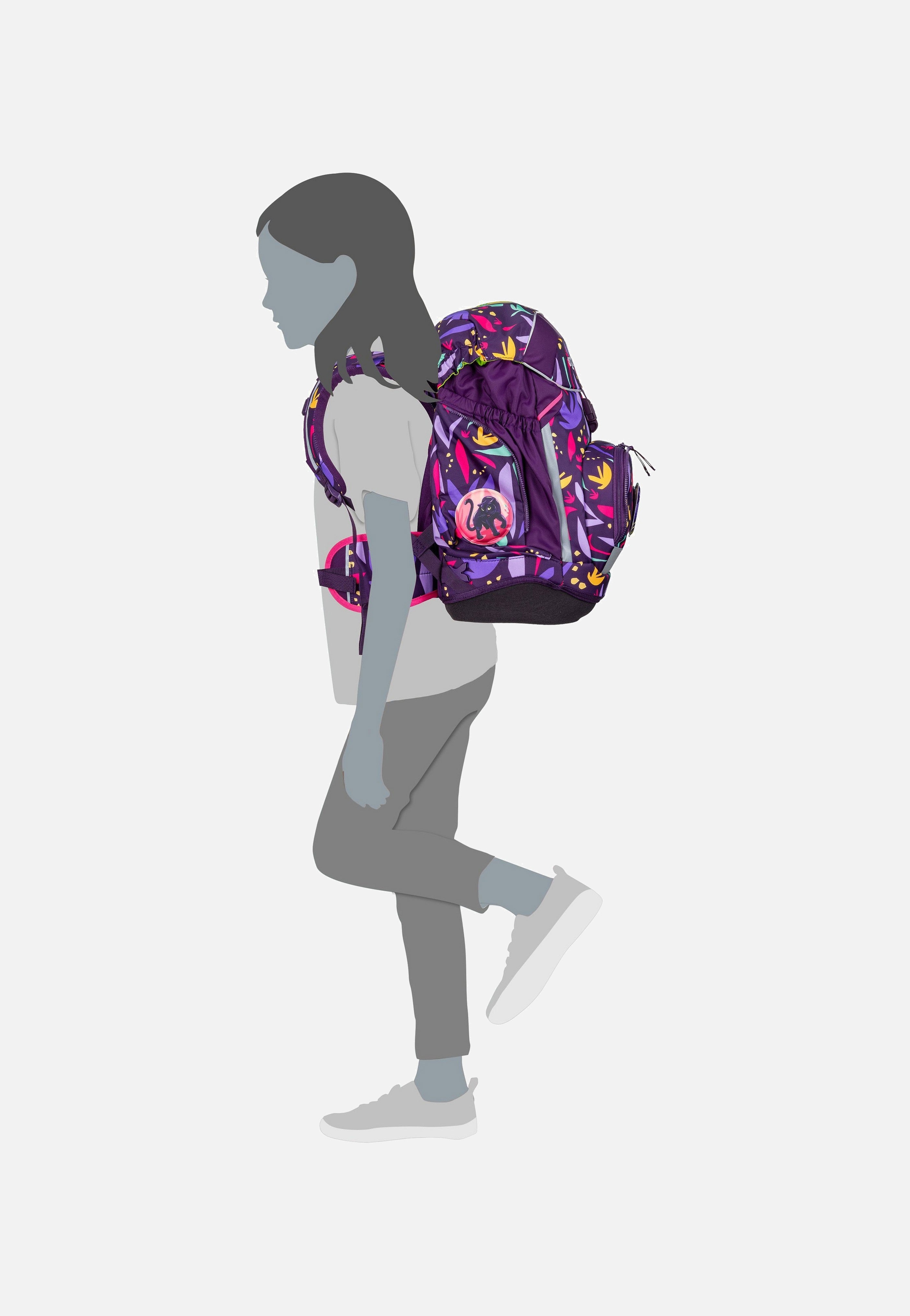 ergobag - pack Set GLOW Super ReflektBär - School Bag | Neutral-Image