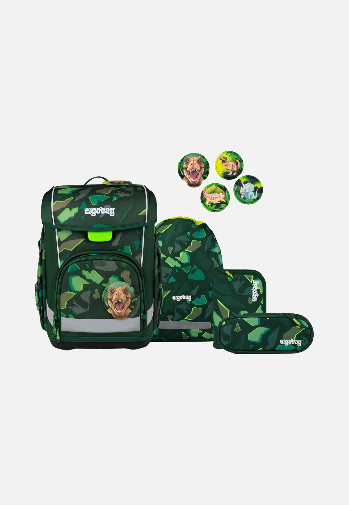 ergobag Cubo Light Set DinosauriBär Schulranzen