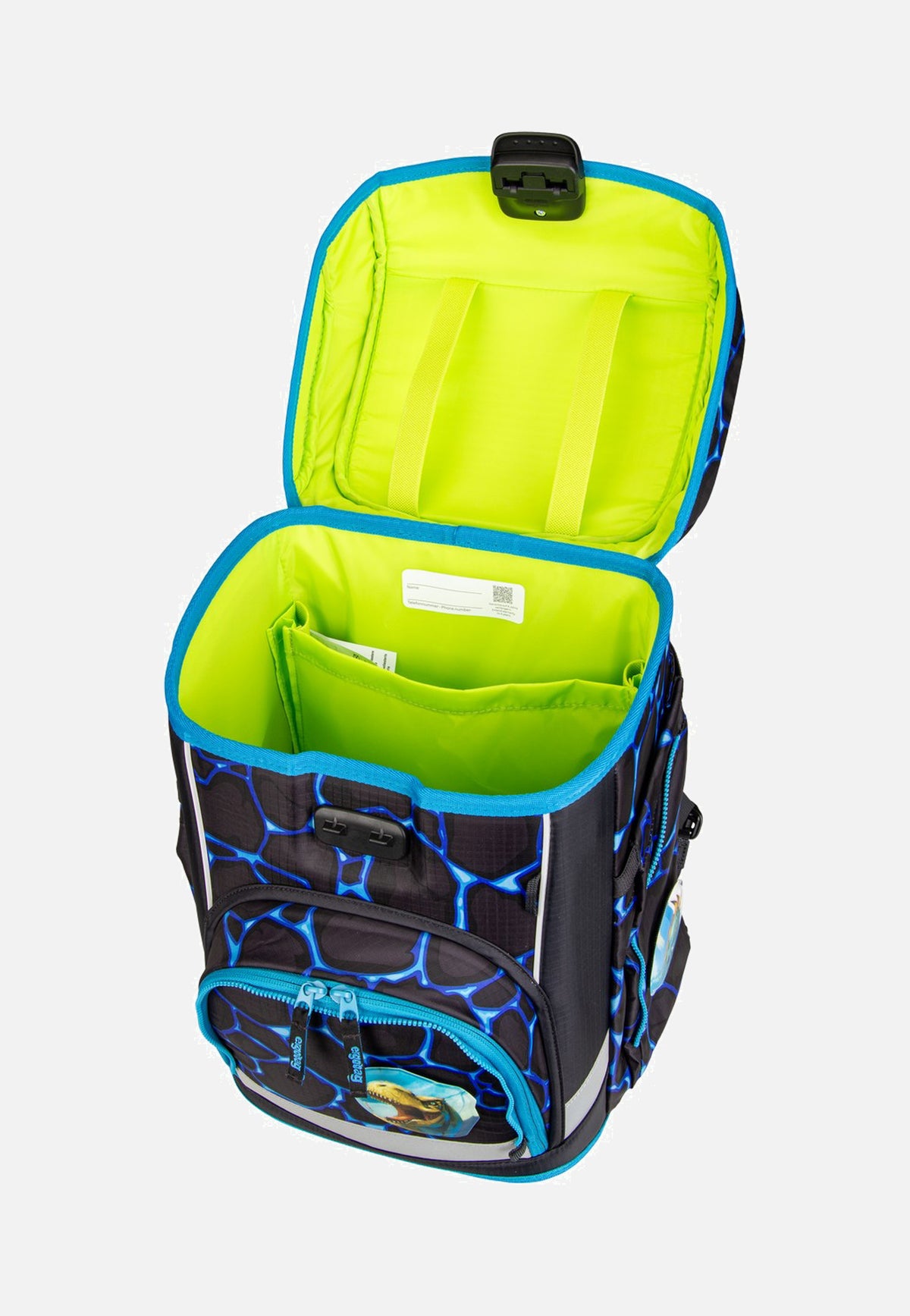 ergobag cubo light Set COLOR FLASH Bärassic Garden Schulranzen