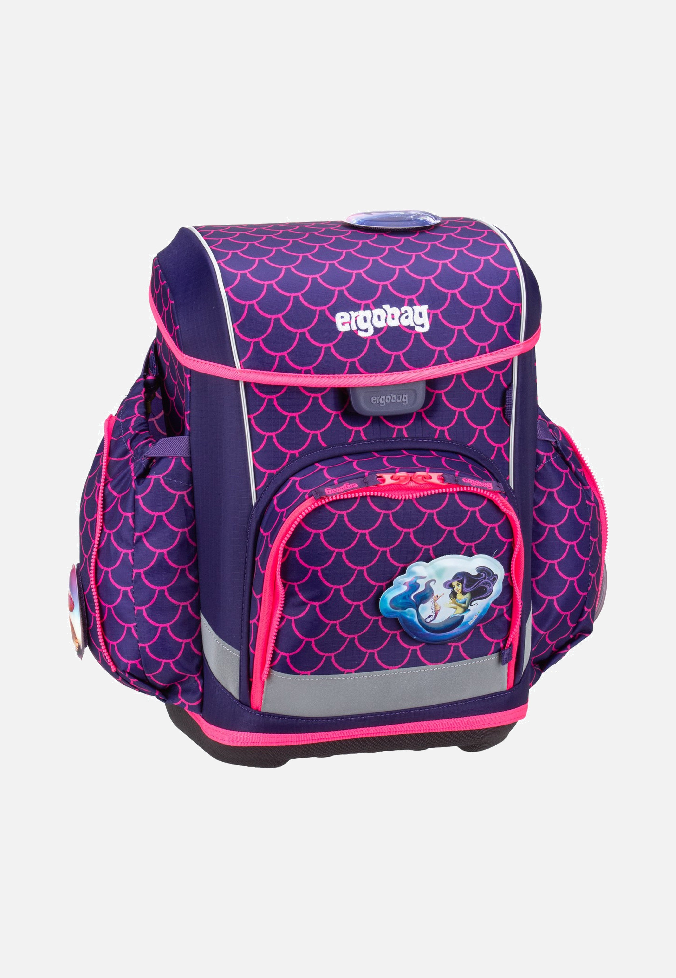 ergobag cubo light Set COLOR FLASH PerlentauchBär School Bag