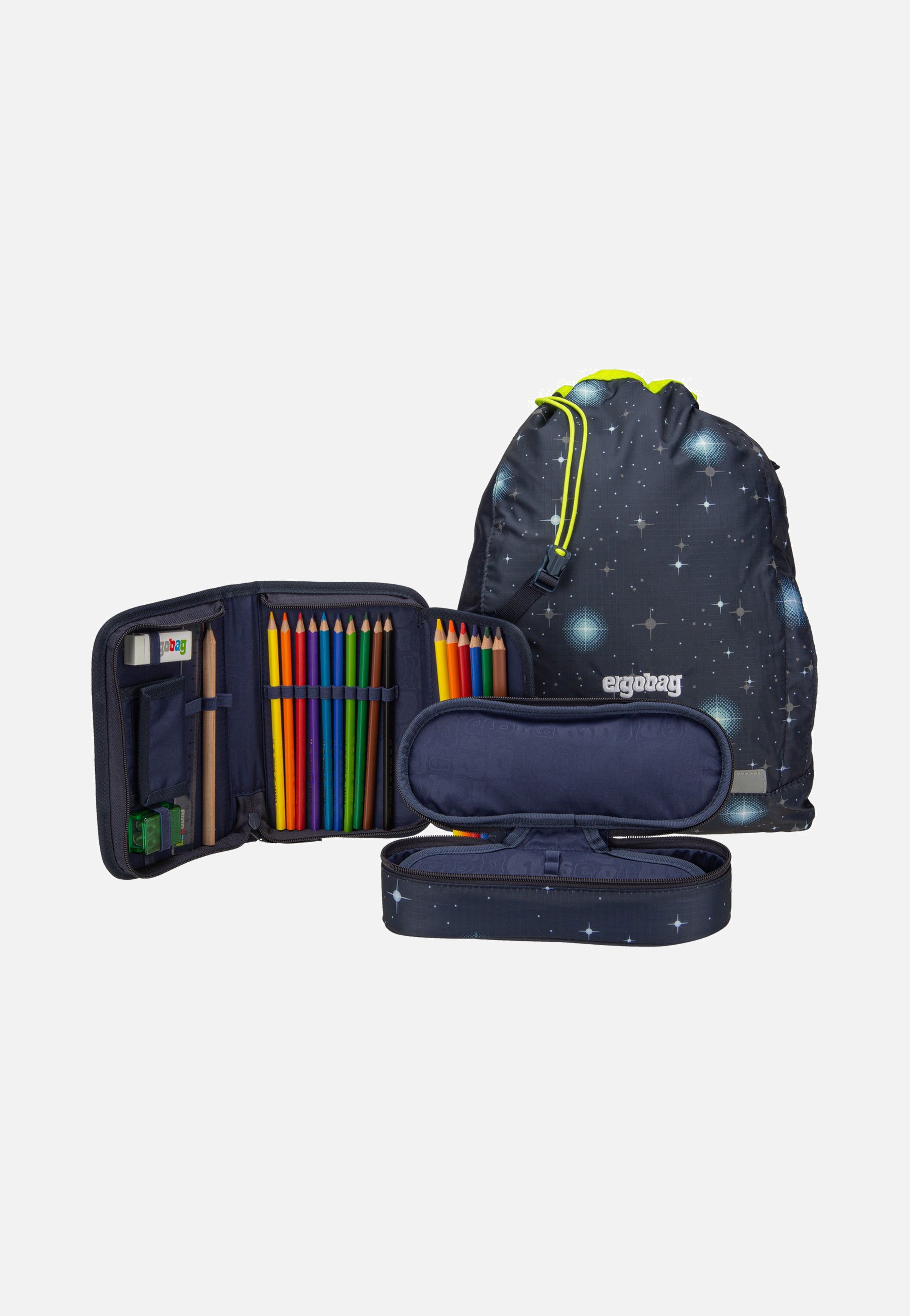 ergobag cubo light Set REFLEX KoBärnikus School Bag