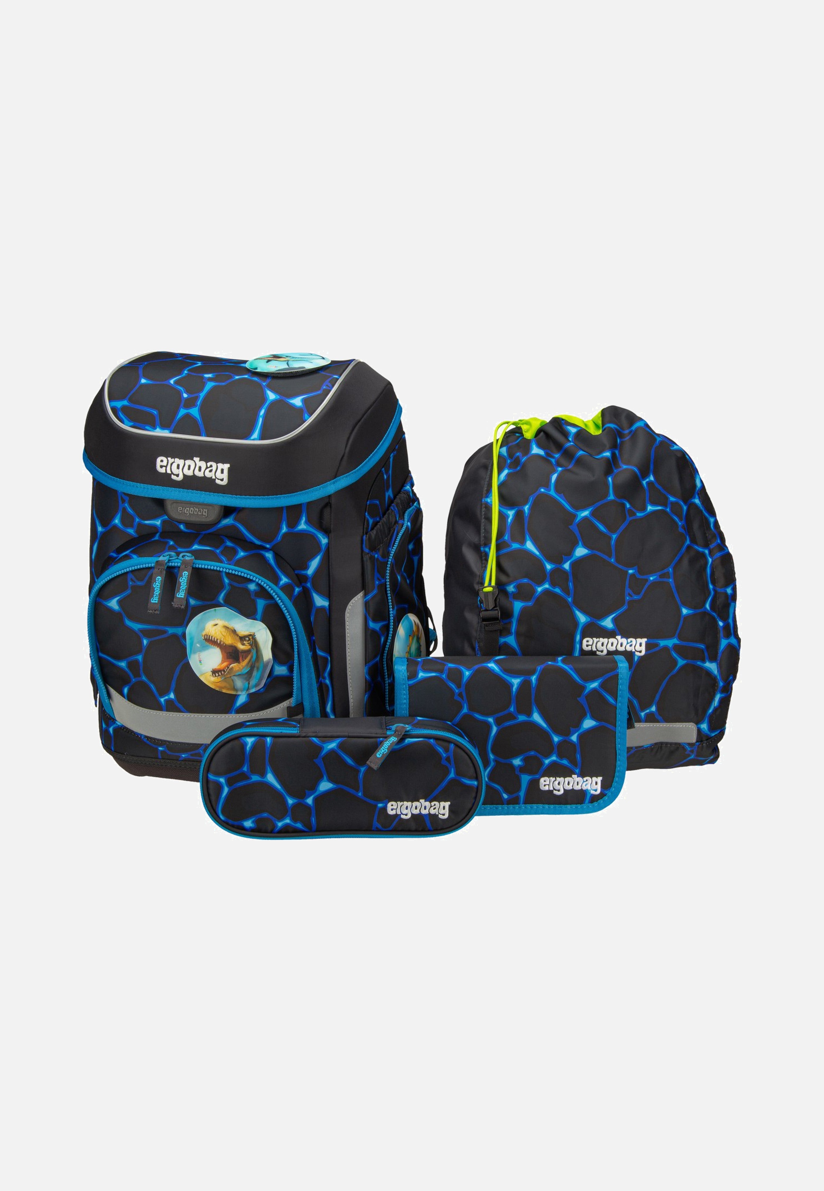 ergobag cubo Set COLOR FLASH Bärassic Garden School Bag
