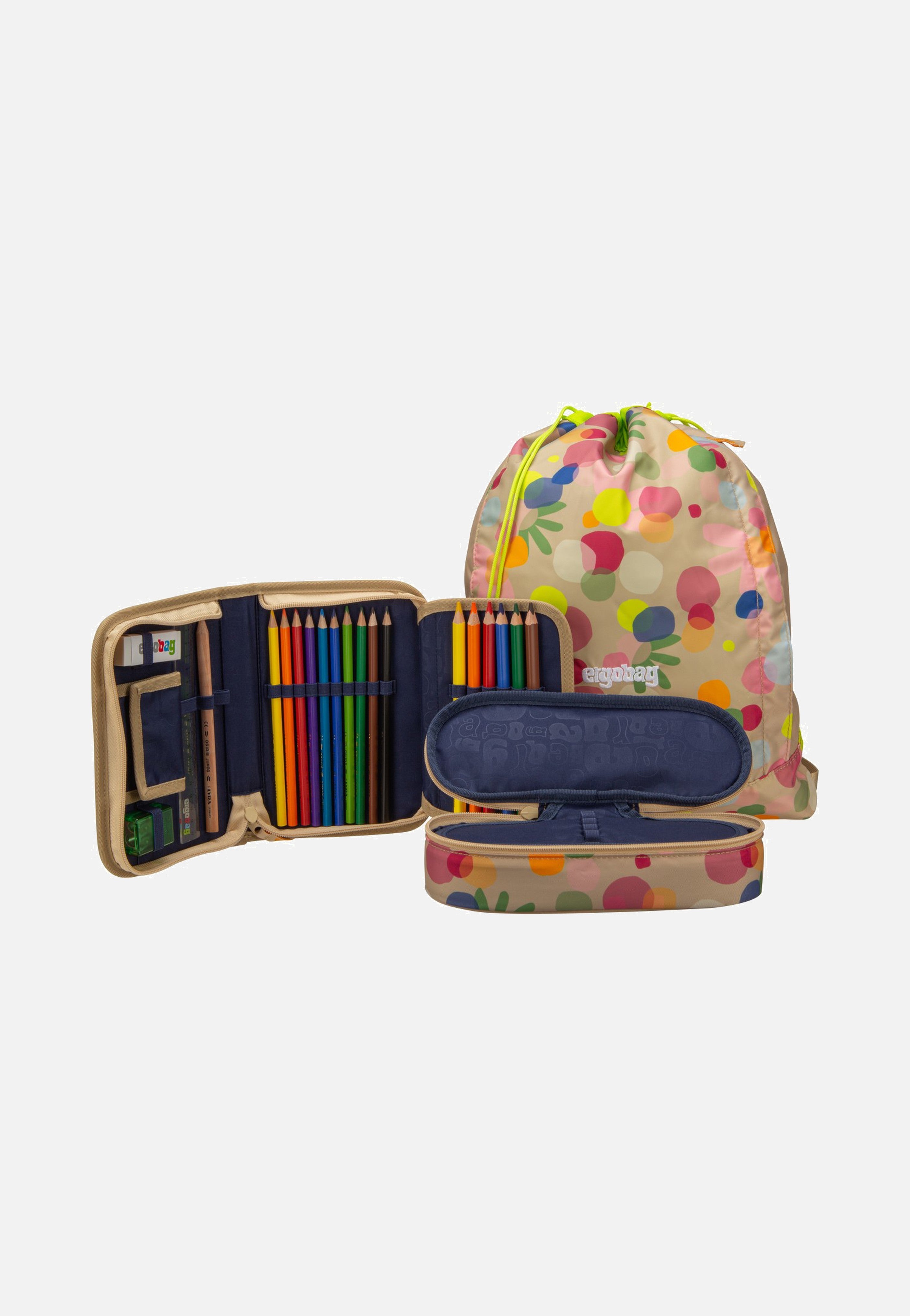 ergobag - cubo Set Flower PowBär - School Bag | Neutral-Image