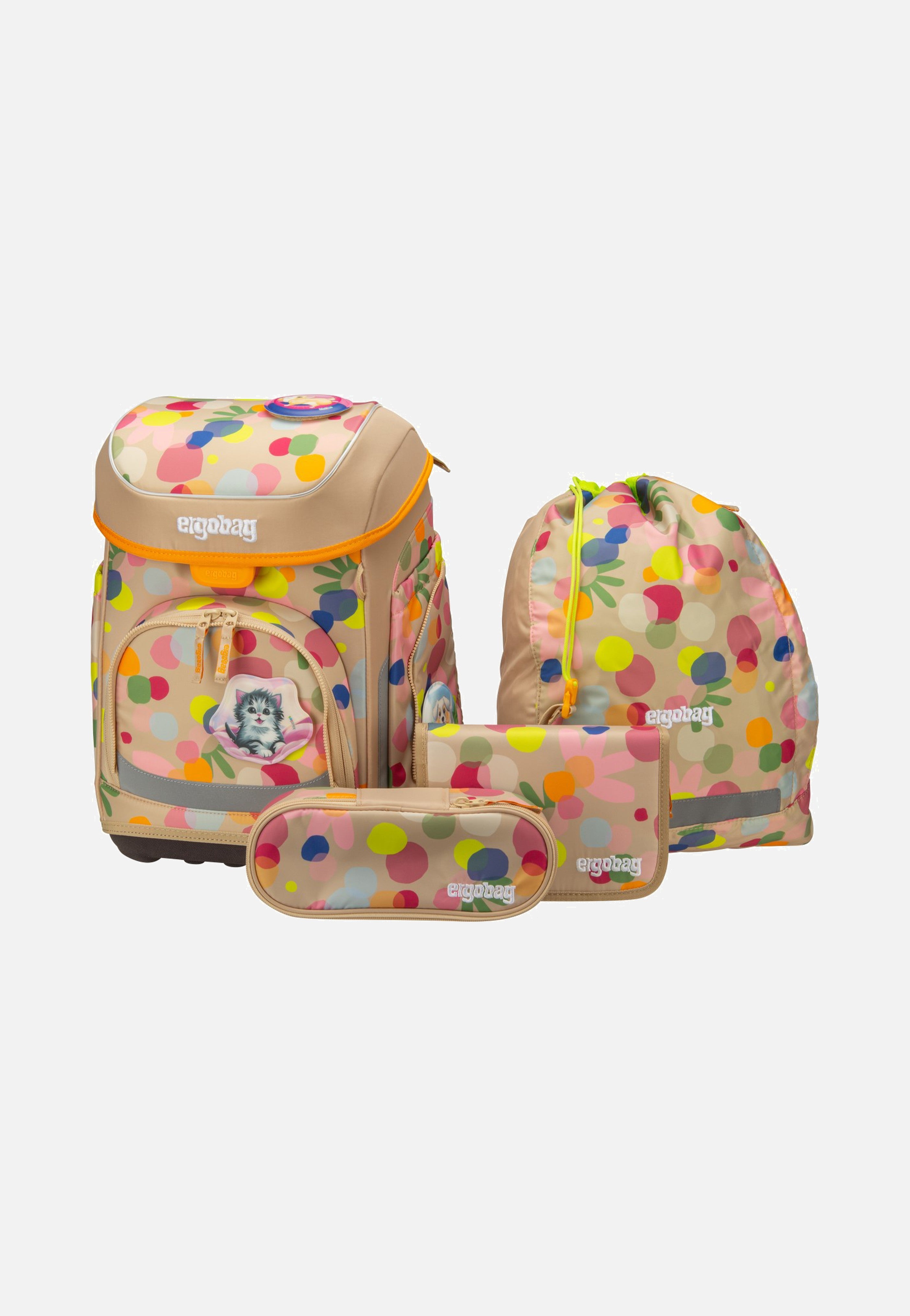 ergobag cubo Set Flower PowBär School Bag