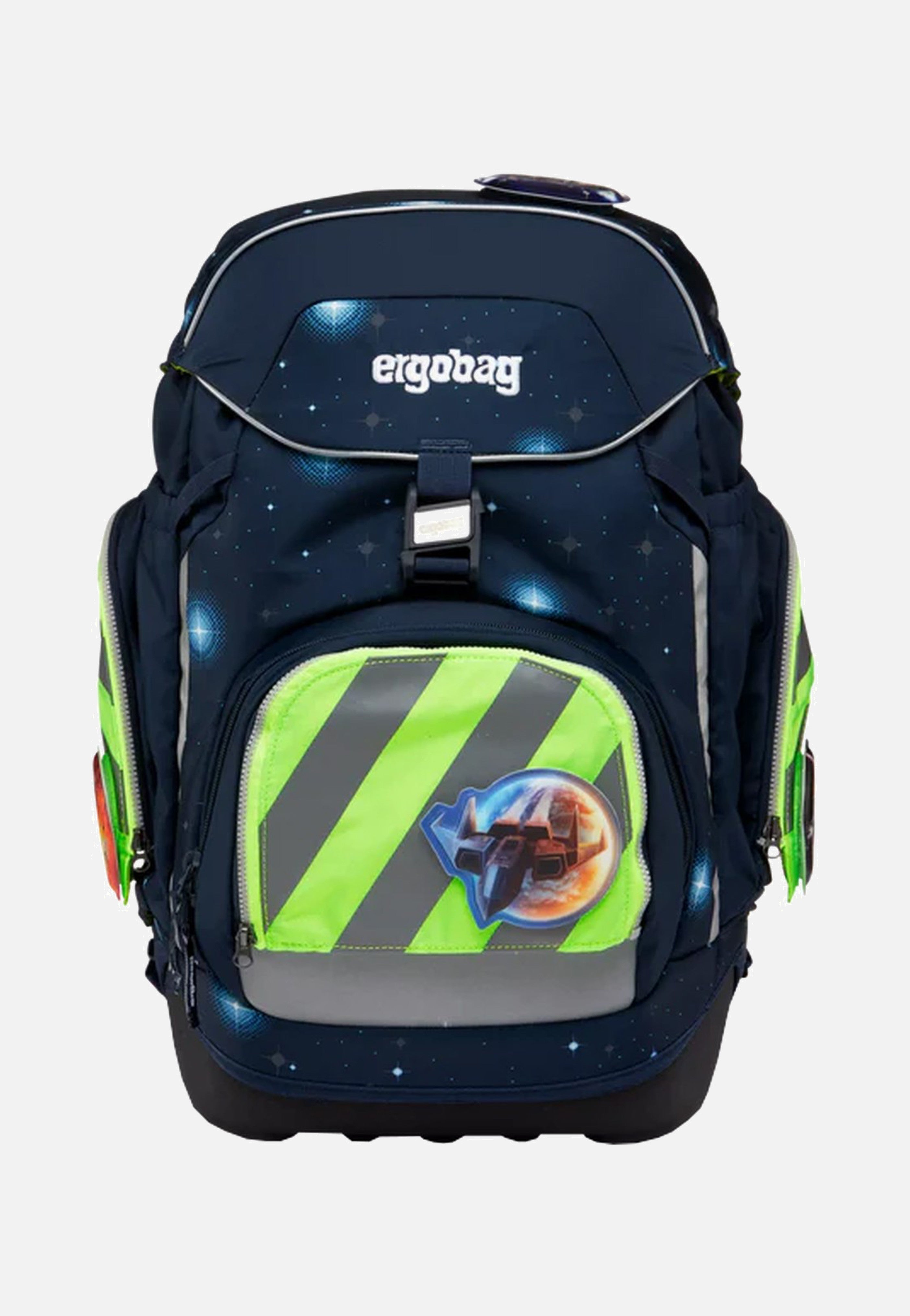 ergobag Zip-Set Reflektorstreifen Grün School Accessorie