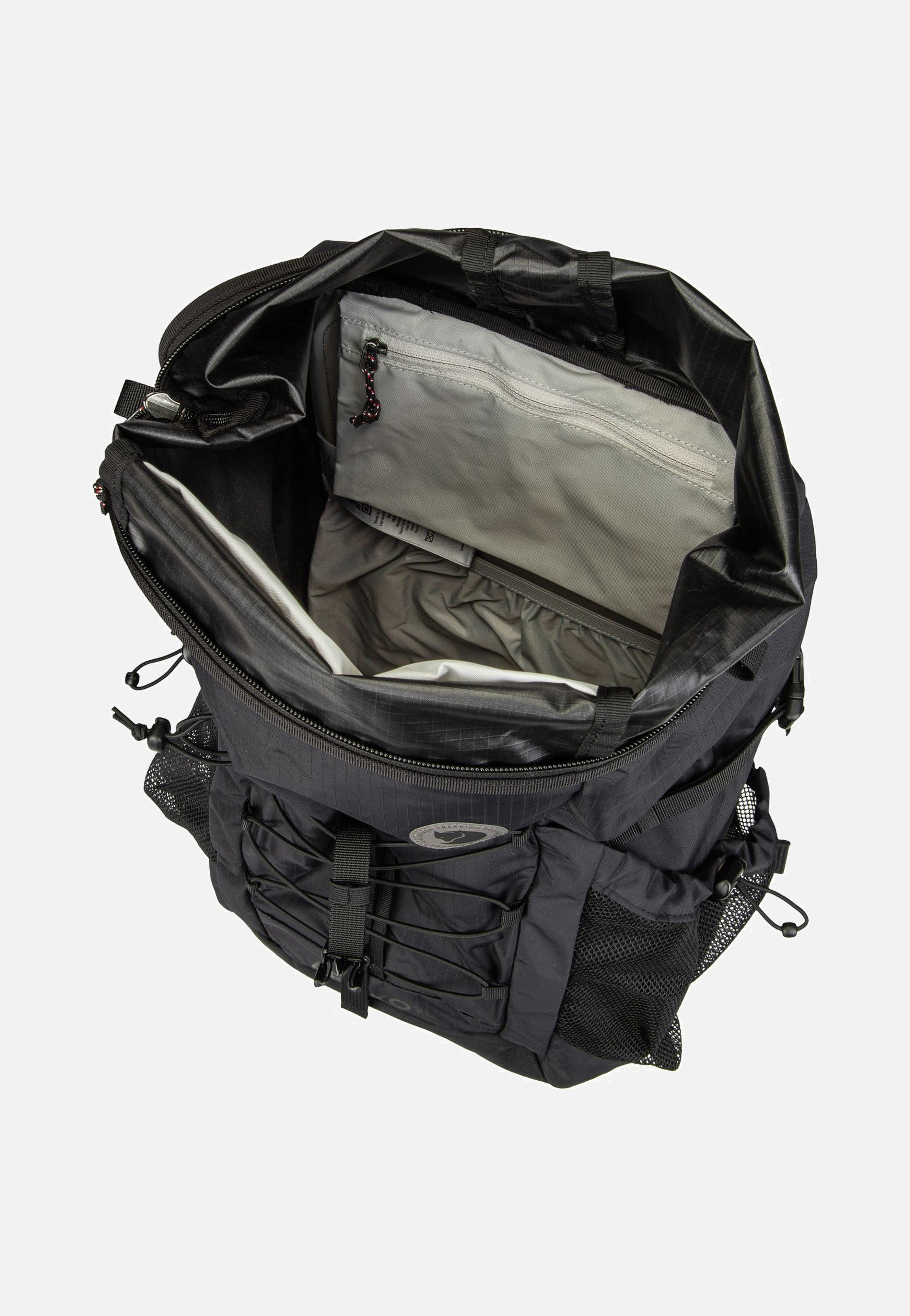 Fjällräven - Abisko Hike Foldsack Black - Rolltop Backpack | Neutral-Image