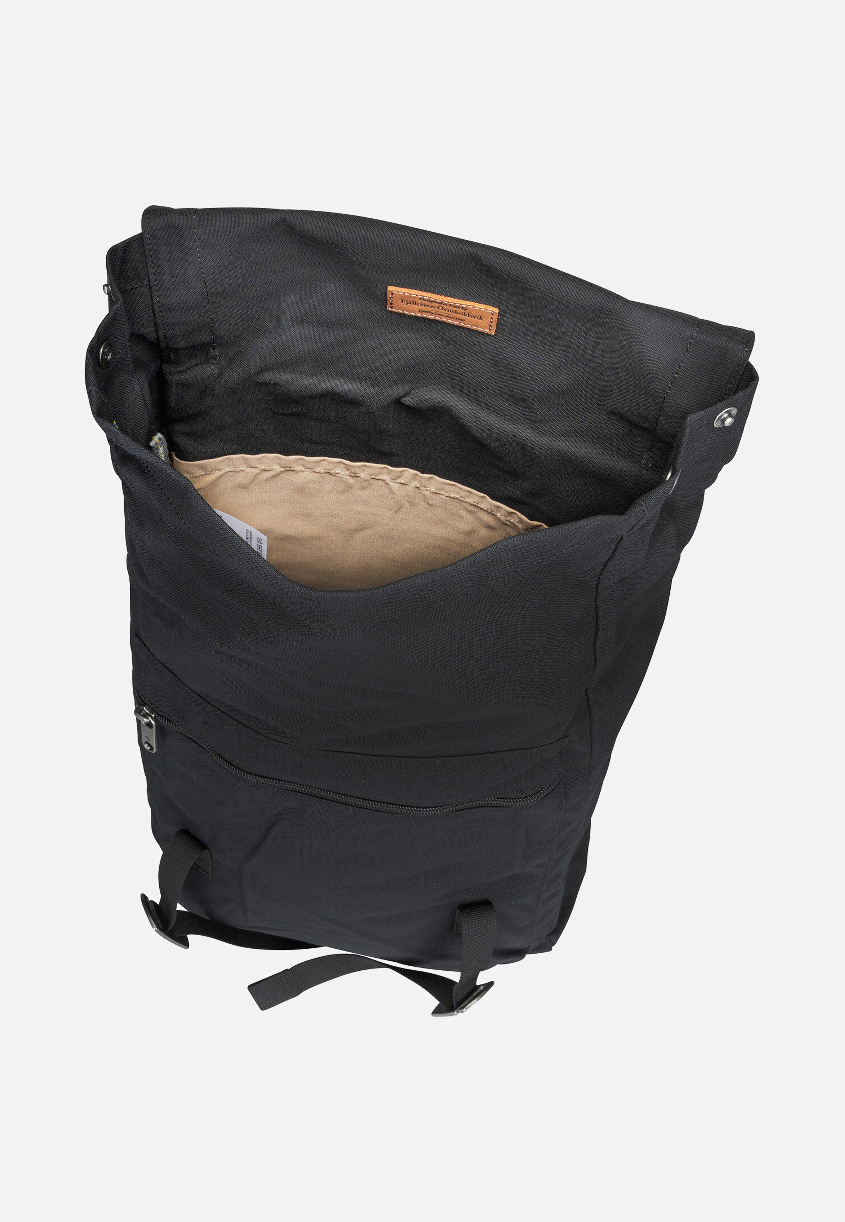 Fjällräven - Foldsack No.1 Black - Rucksack | Taschenkaufhaus.de