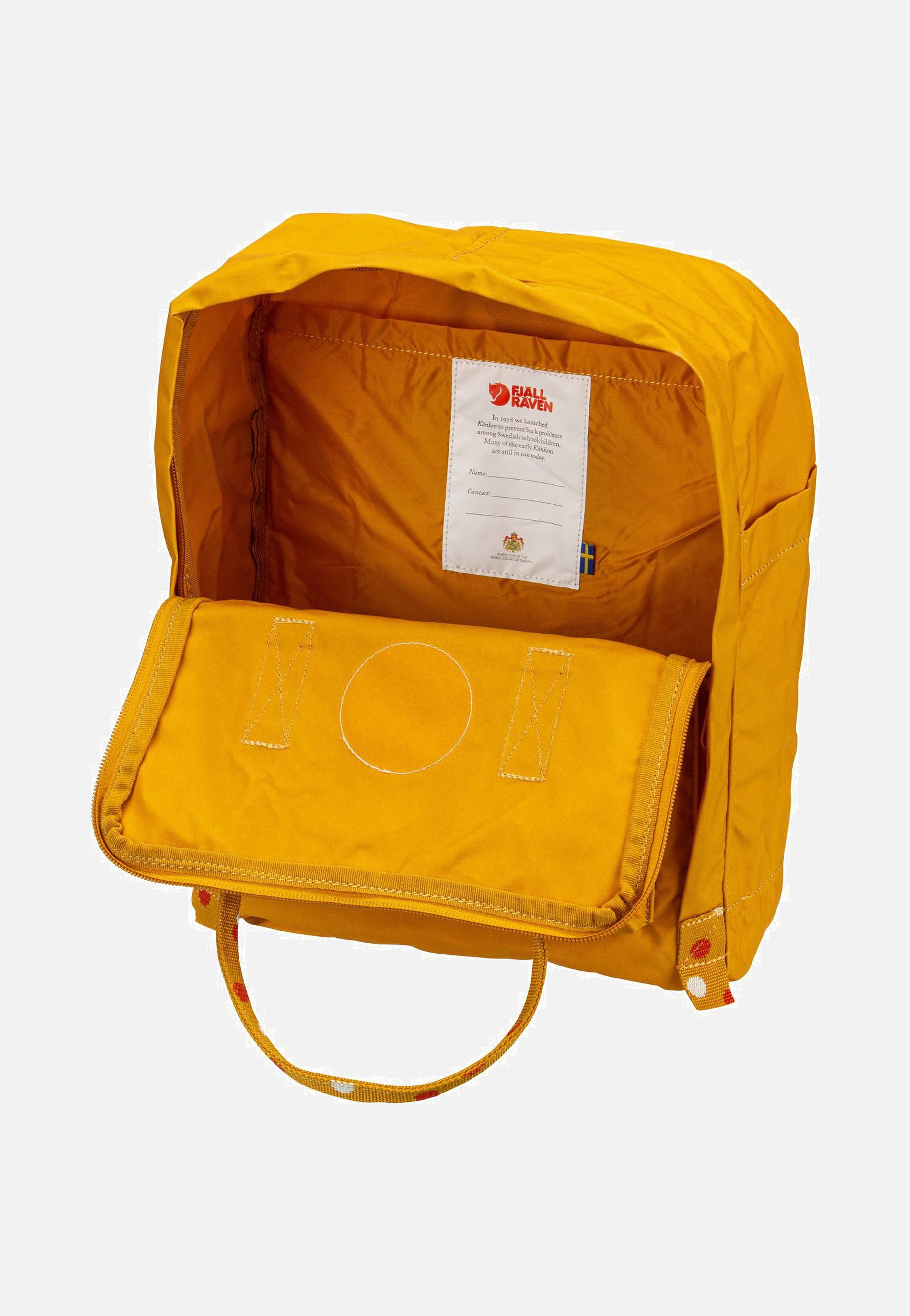 Fjällräven - Kanken Ochre/Confetti Pattern - Backpack | Neutral-Image