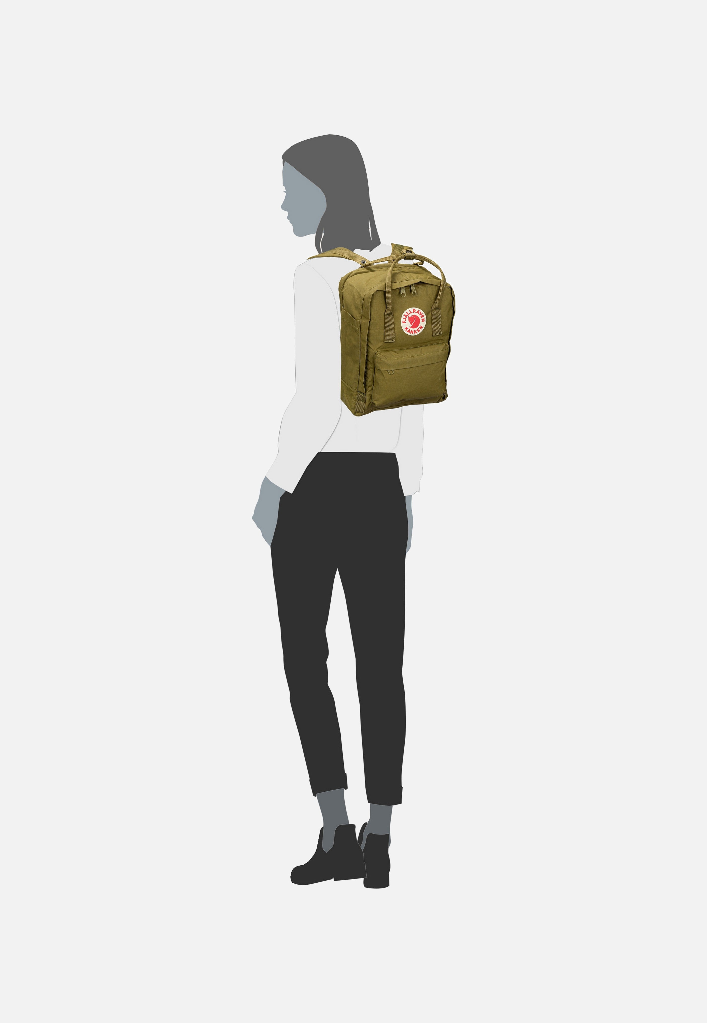 Fjällräven - Kanken Laptop 13'' Foliage Green - Backpack | Neutral-Image