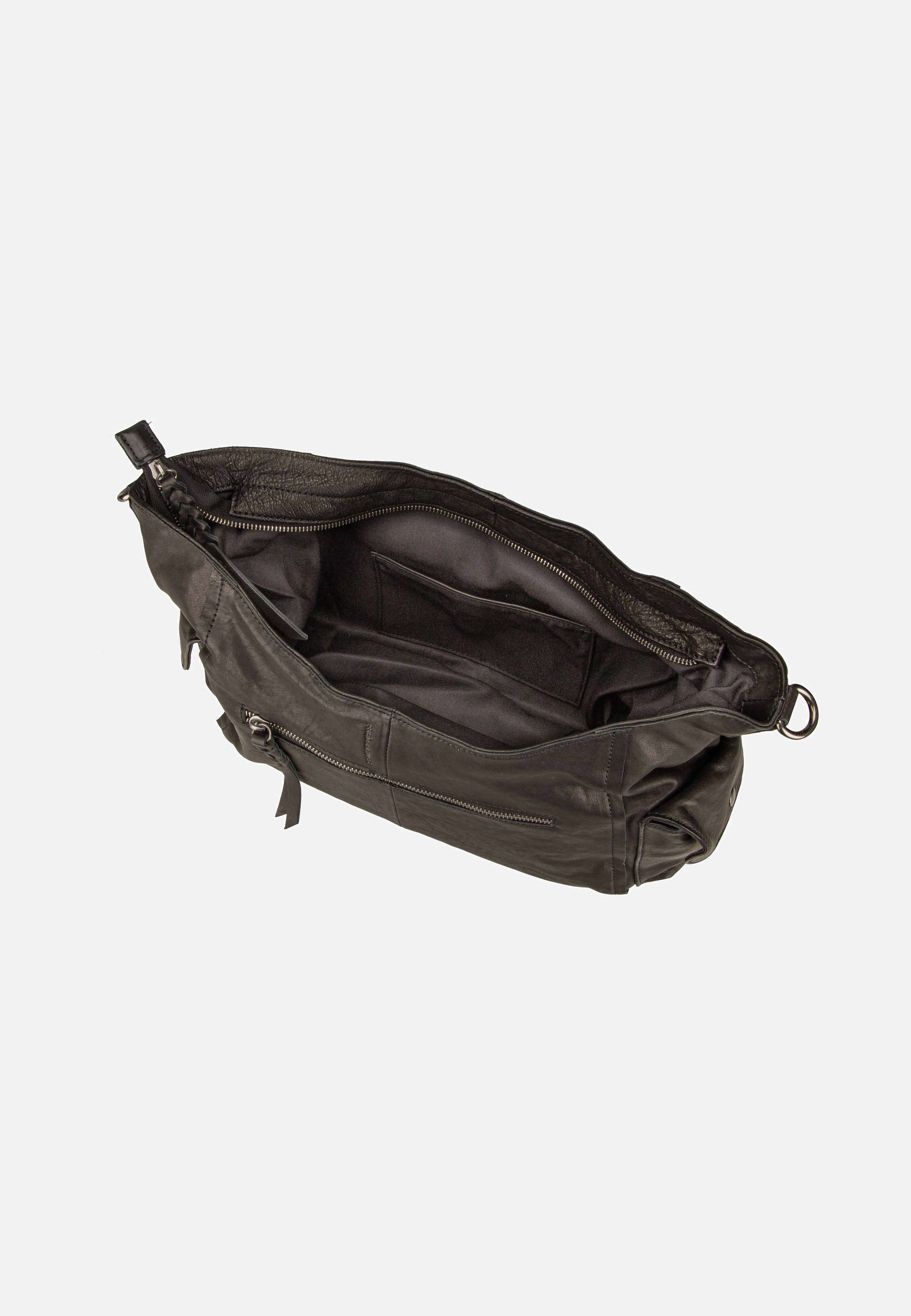 Fredsbruder - All My Pockets Hobo Black - Hobo Bag | Neutral-Image