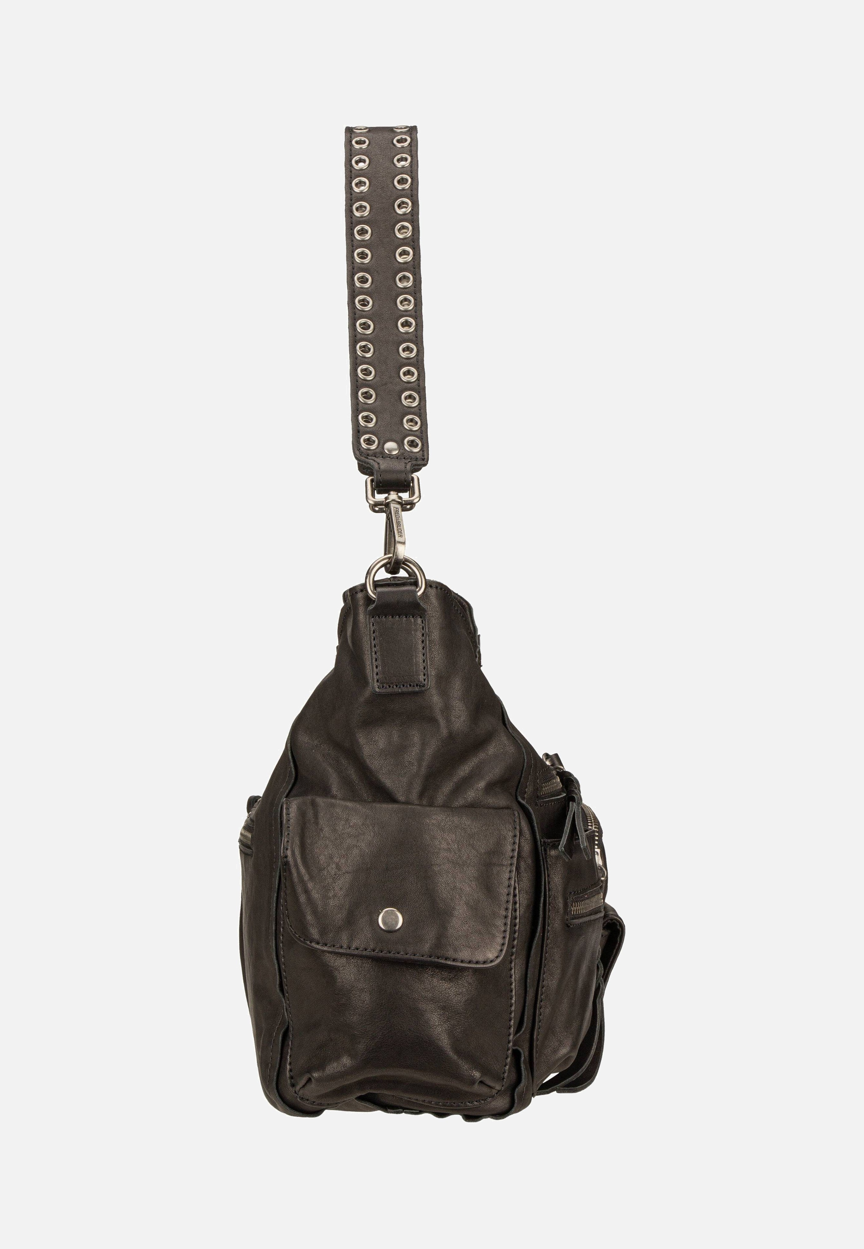 Fredsbruder - All My Pockets Hobo Black - Hobo Bag | Neutral-Image