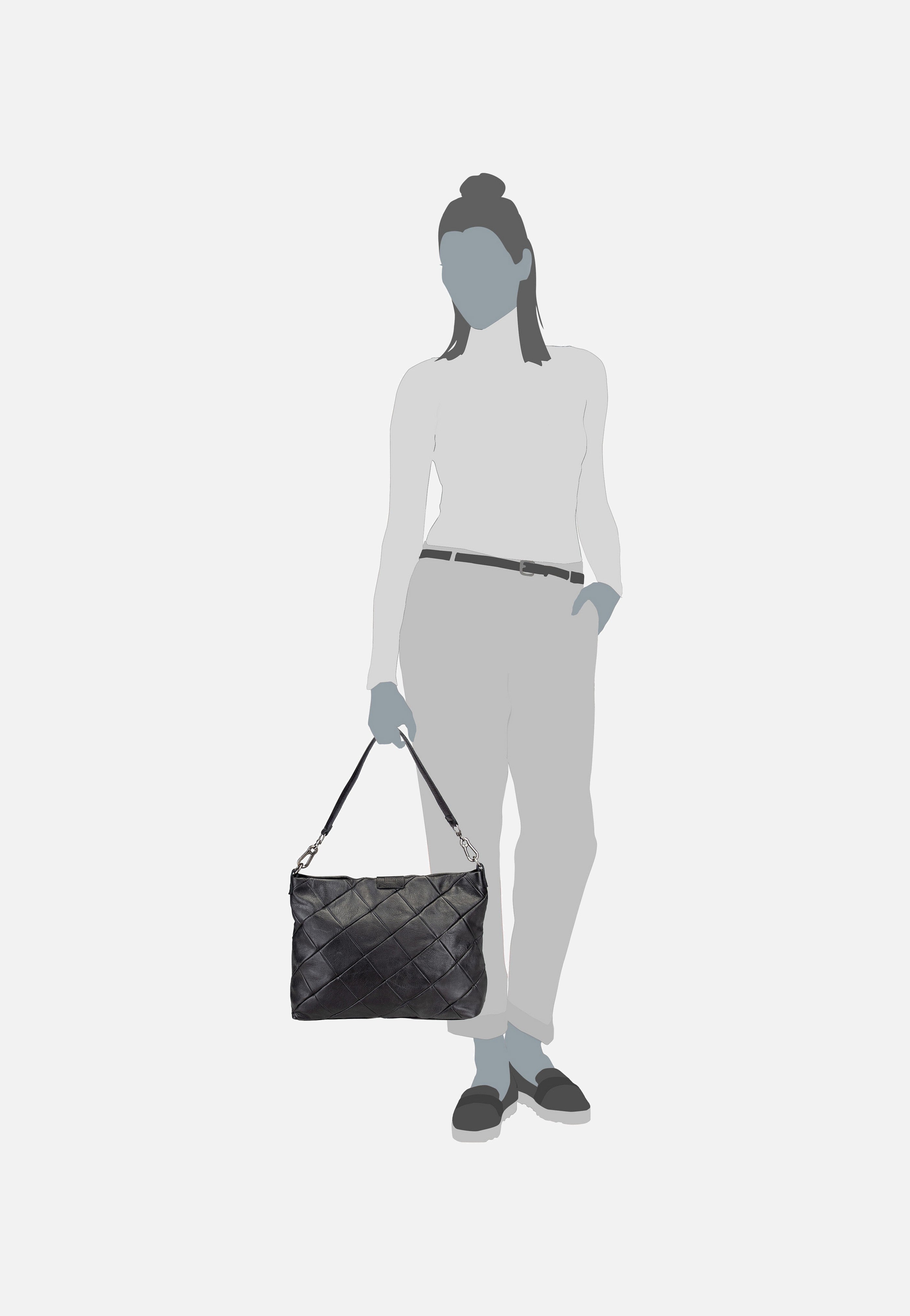 Fredsbruder - Check My Bag 283-3711 Black - Pouch Bag | Women-Image