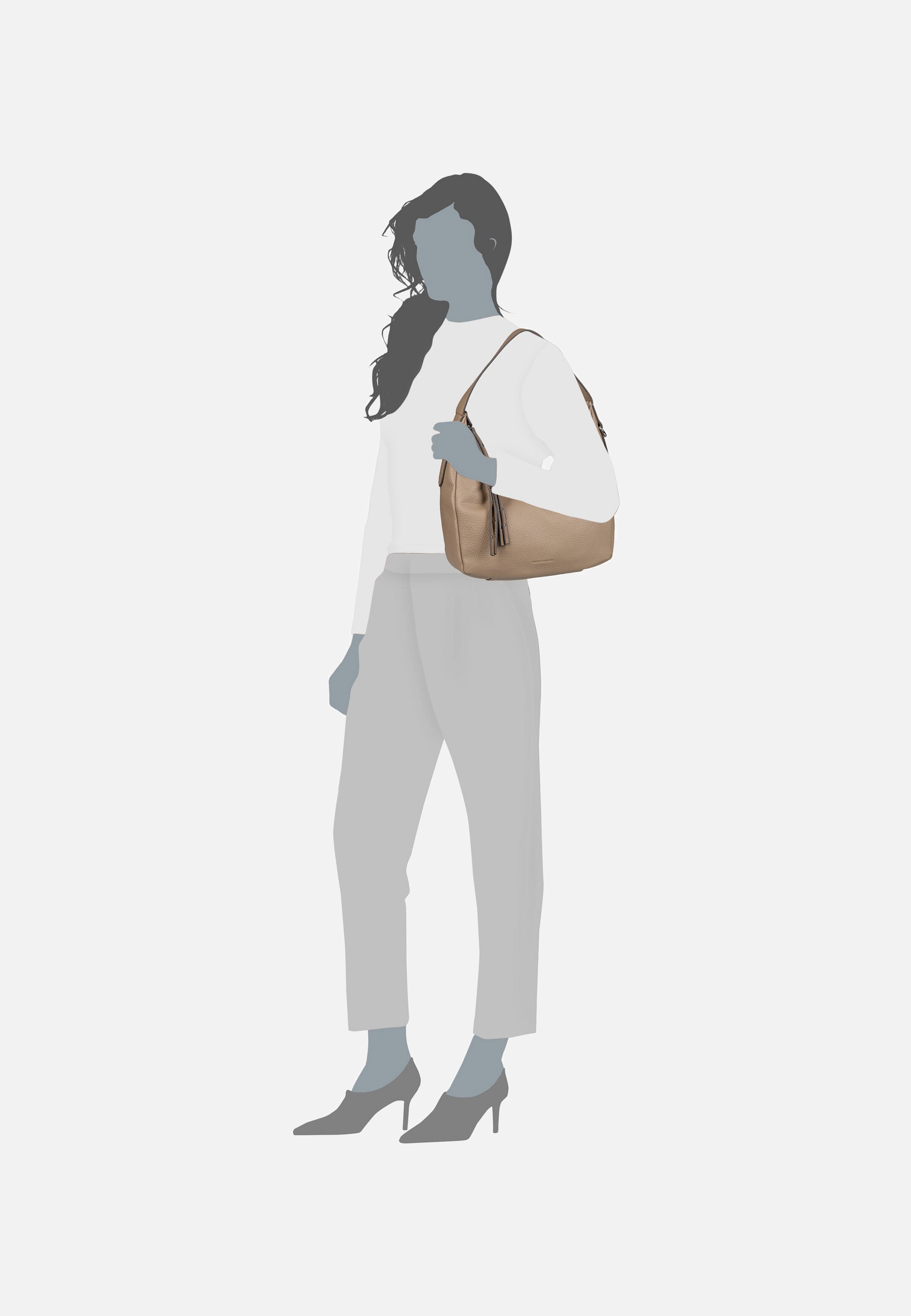 Fredsbruder - Feel Wild Midi 3777 Soft Toffee - Hobo Bag | Women-Image