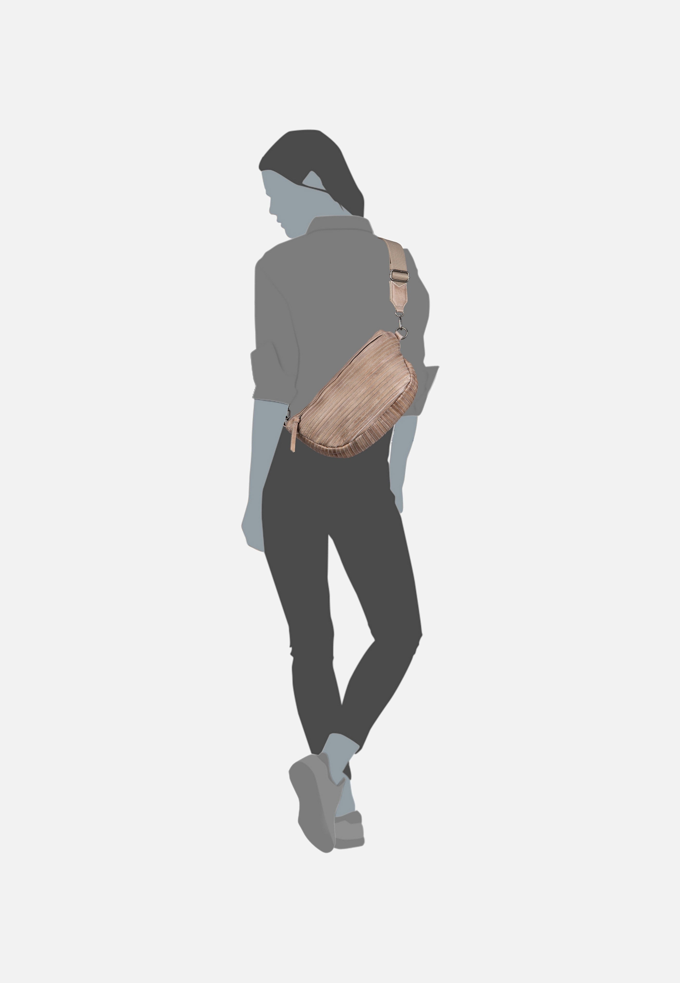 Fredsbruder Layer 3490 Dirty Stone Sling Bag