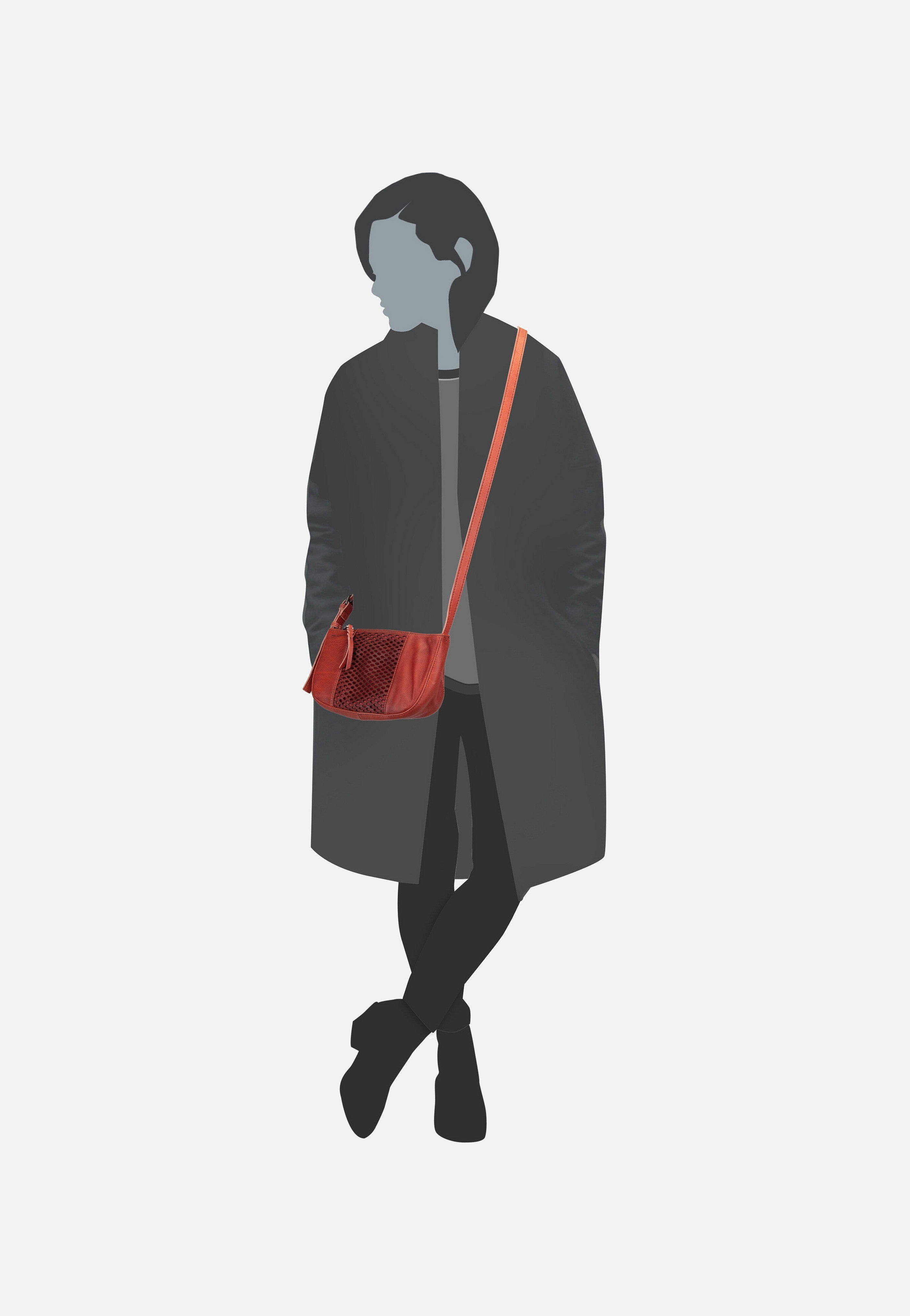 Fredsbruder - My 273-3615n Rustic Orange - Crossbody Bag | Women-Image