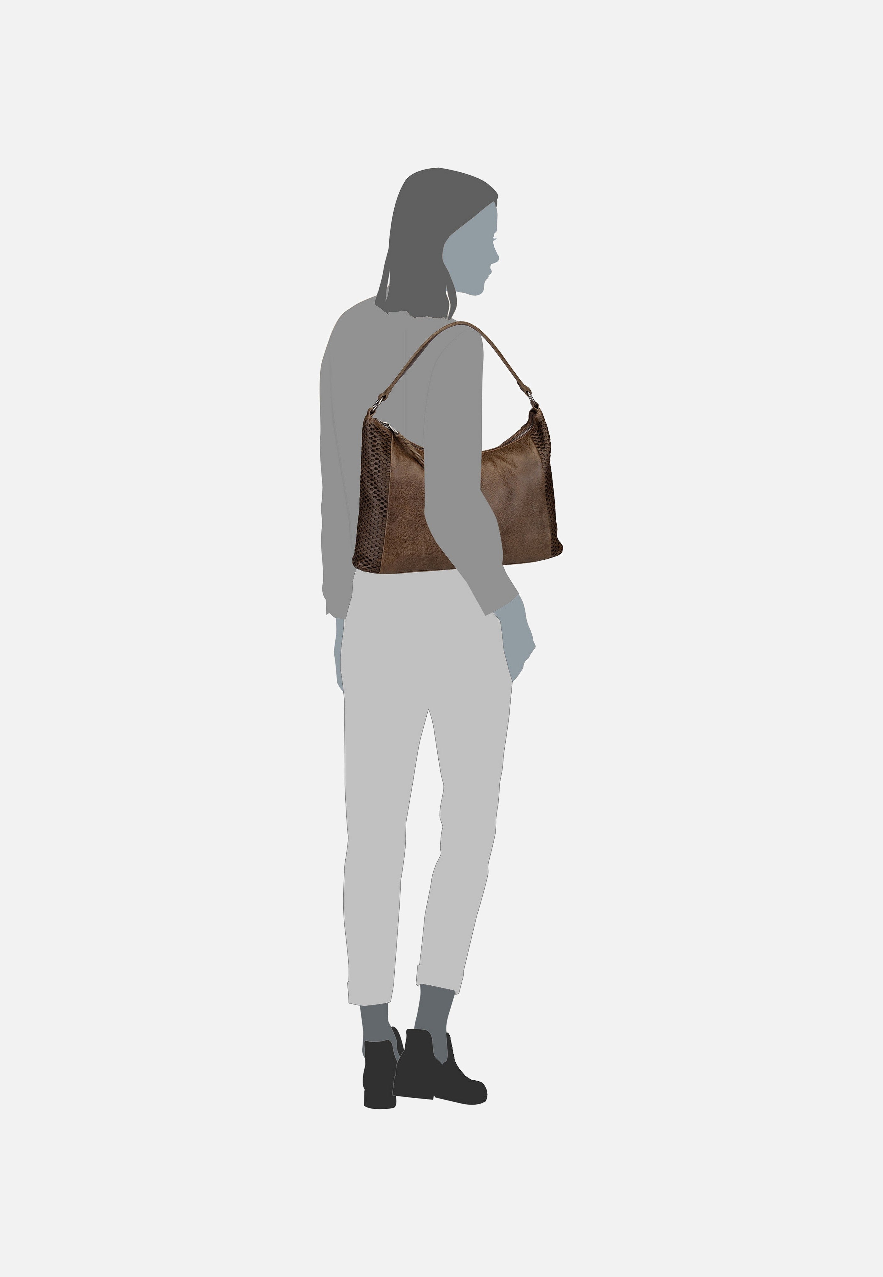 Fredsbruder - My 273-3700 Olive - Hobo Bag | Women-Image