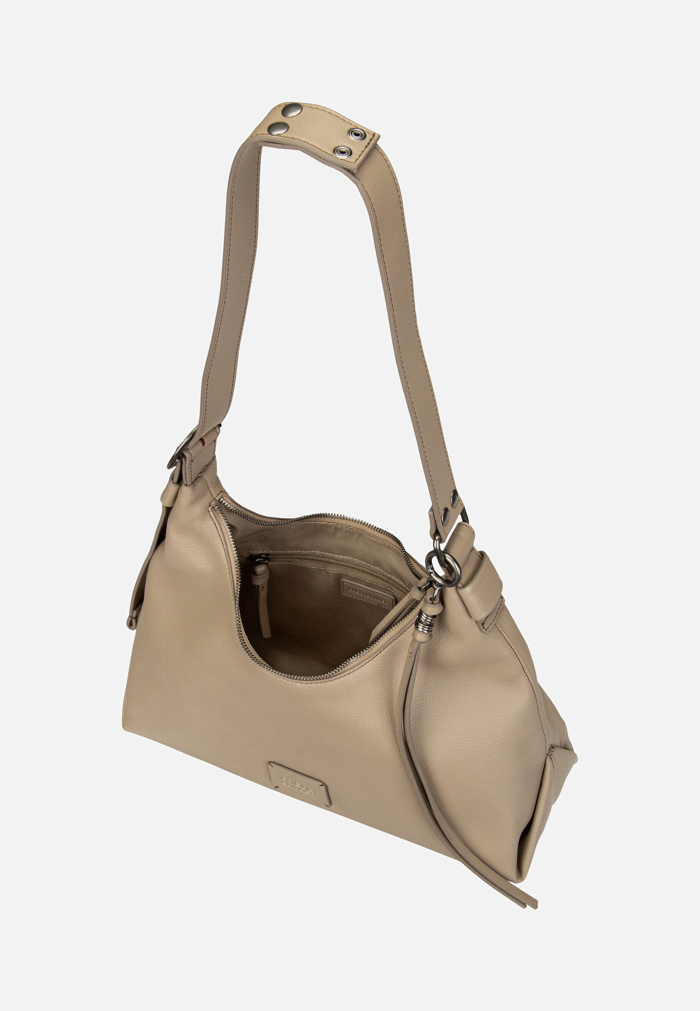 Fredsbruder - My Bestie Hobo Dark Taupe - Hobo Bag | Women-Image