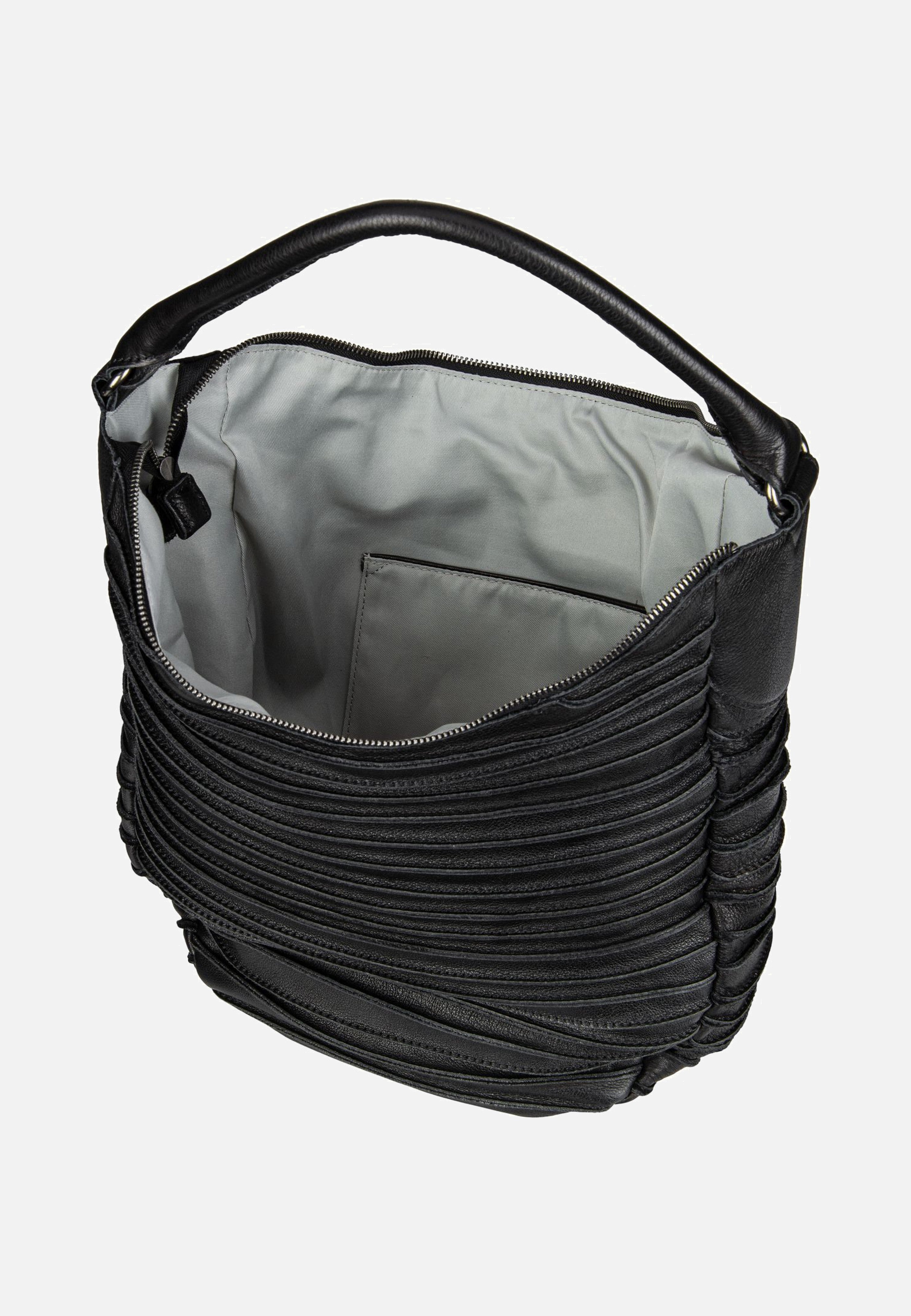 Fredsbruder - Riffeltier S 961r Black - Hobo Bag | Women-Image