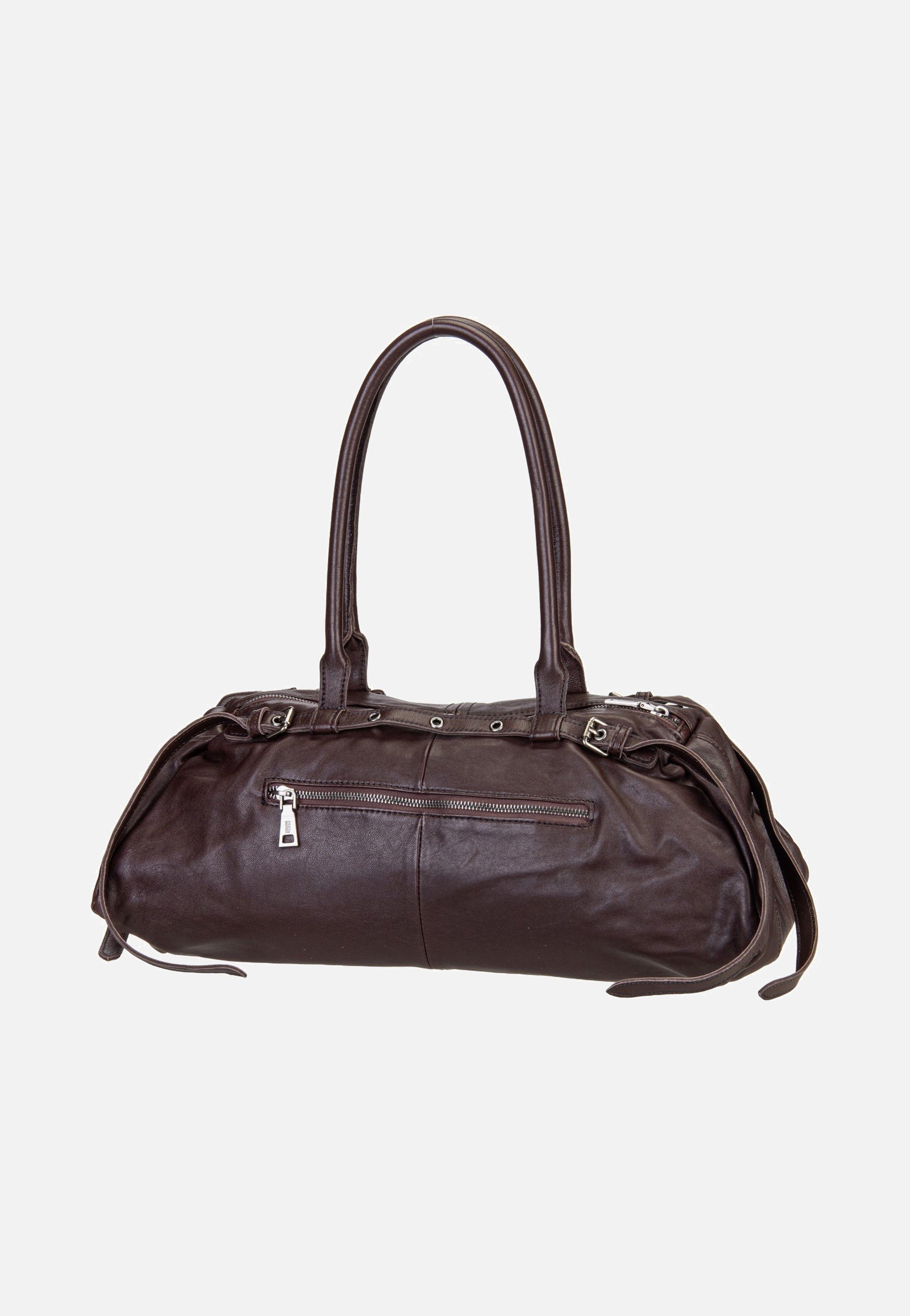 Fredsbruder Already Yours Sausage Chocolate Brown Handle Bag