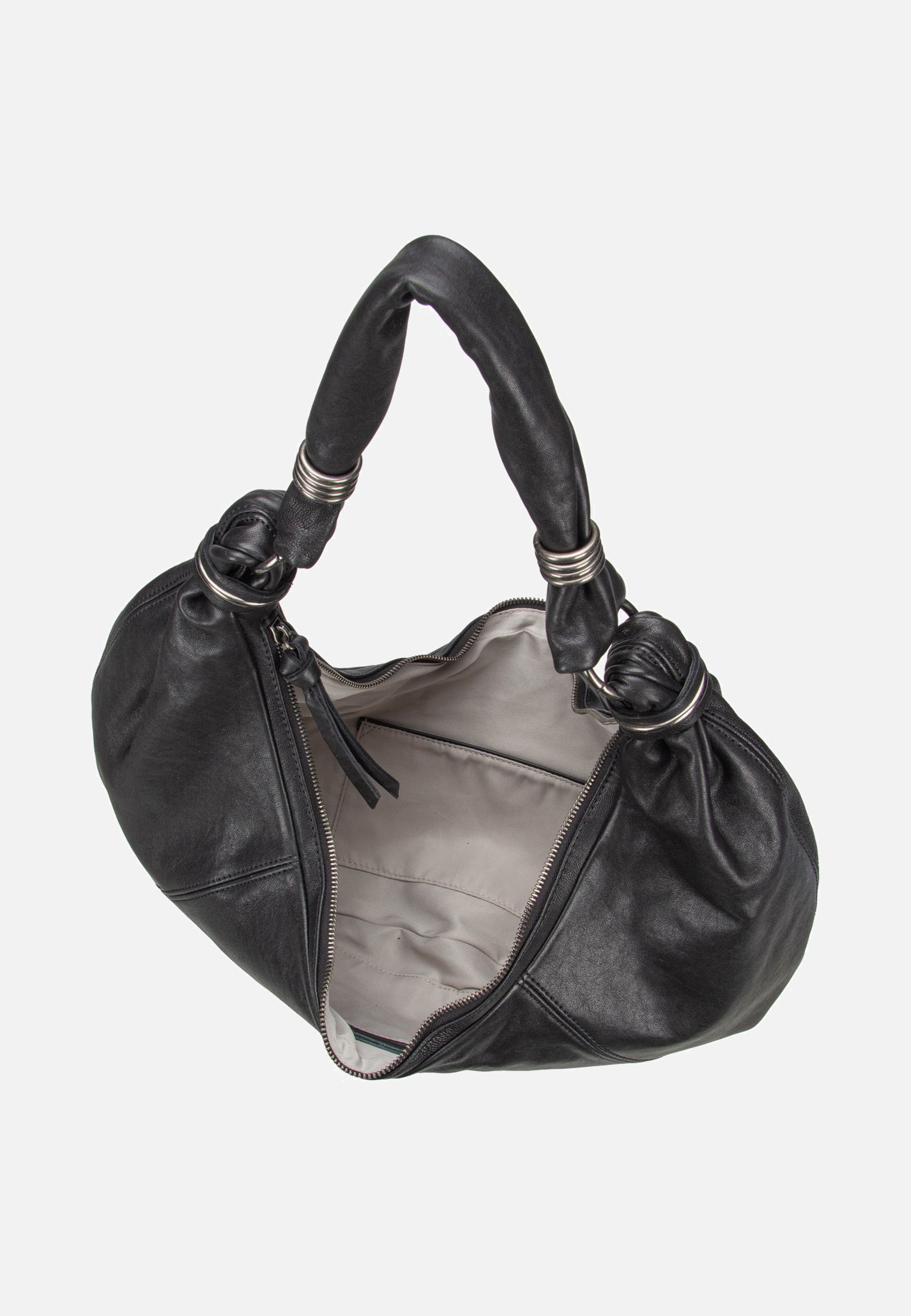 Fredsbruder Always With You Big Hobo Black Hobo Bag