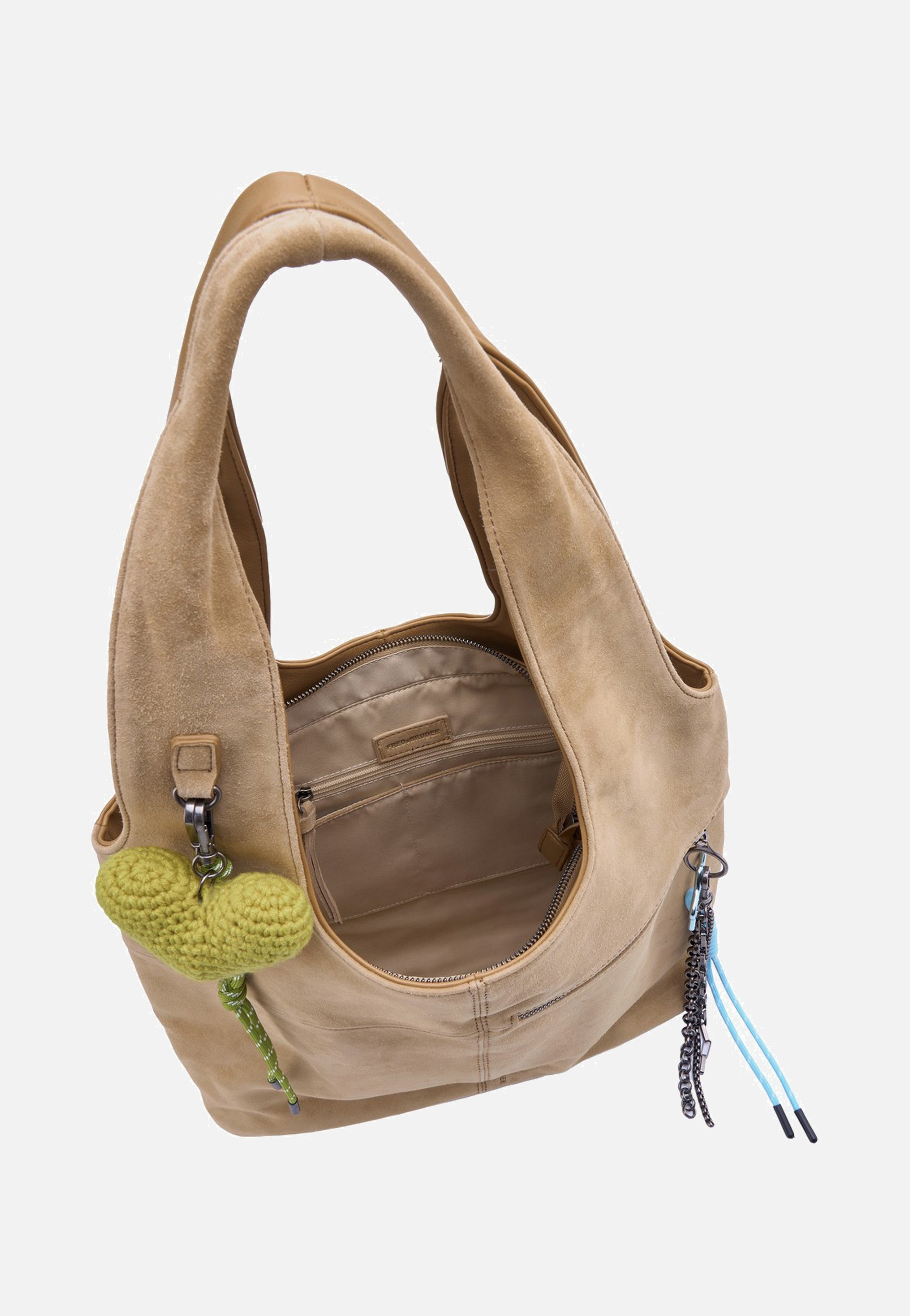 Fredsbruder Beautiful Mess Hobo Dark Sand Hobo Bag