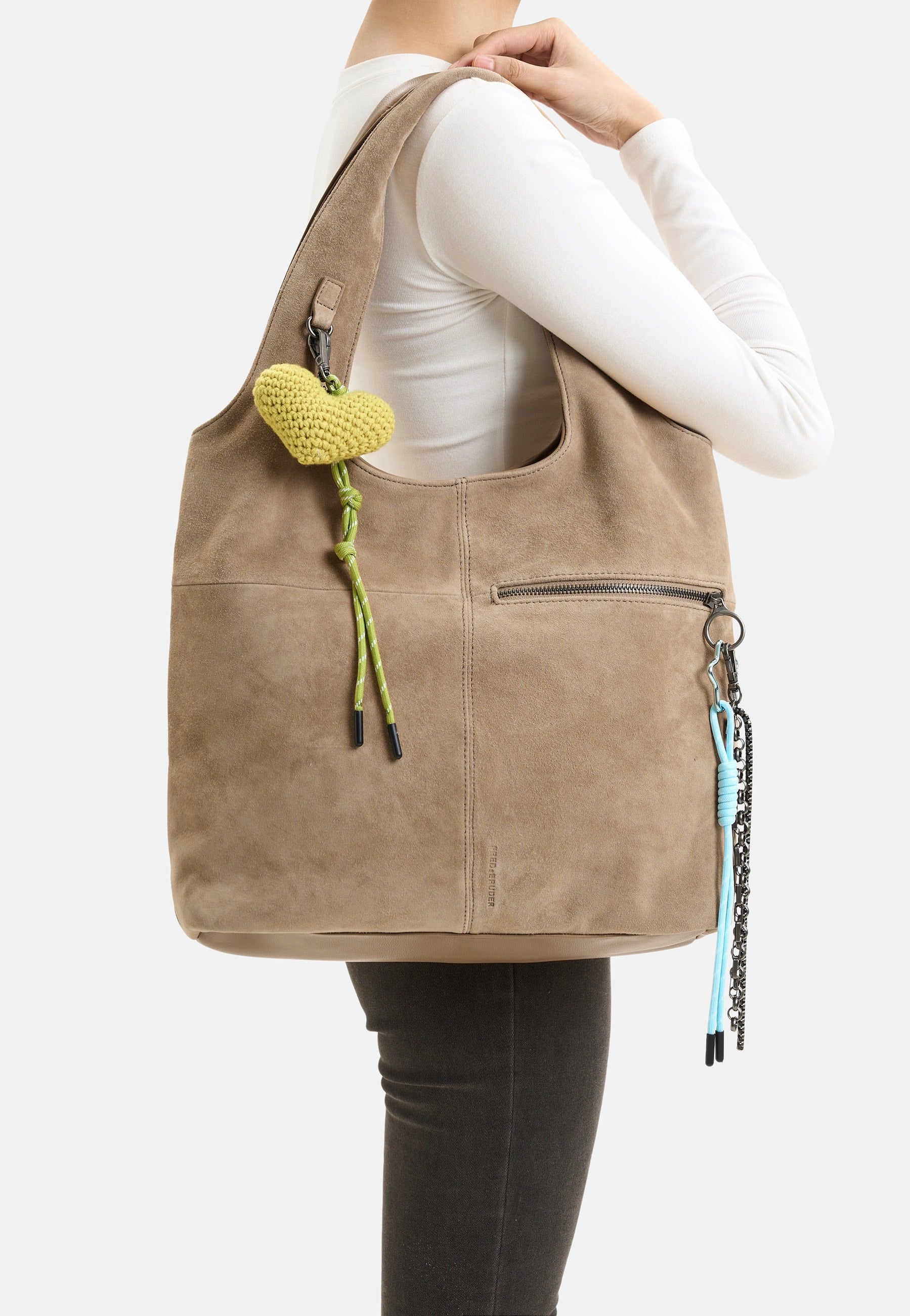 Fredsbruder Beautiful Mess Hobo Dark Sand Hobo Bag