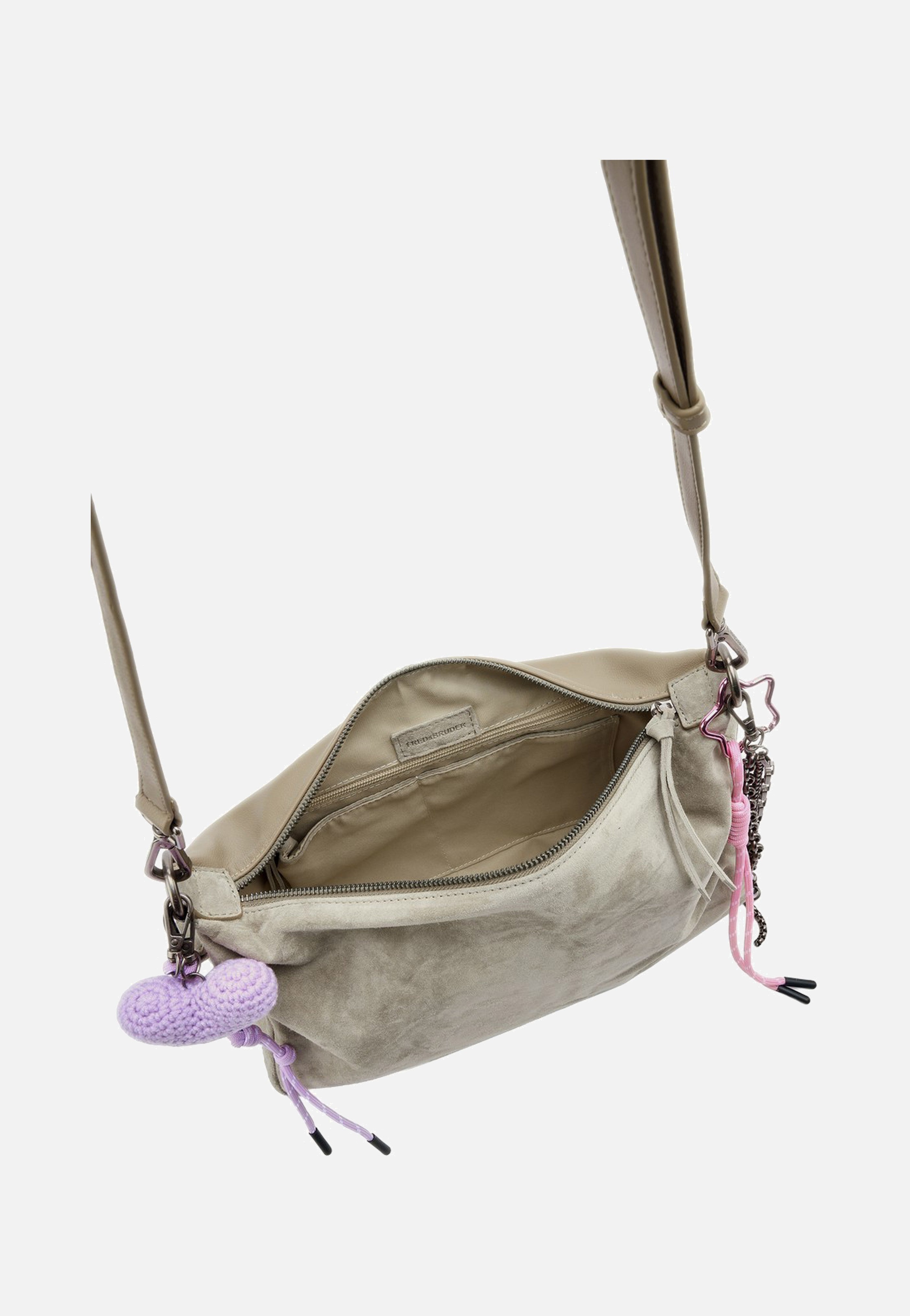 Fredsbruder Beautiful Mess Shoulderbag Taupe Schultertasche