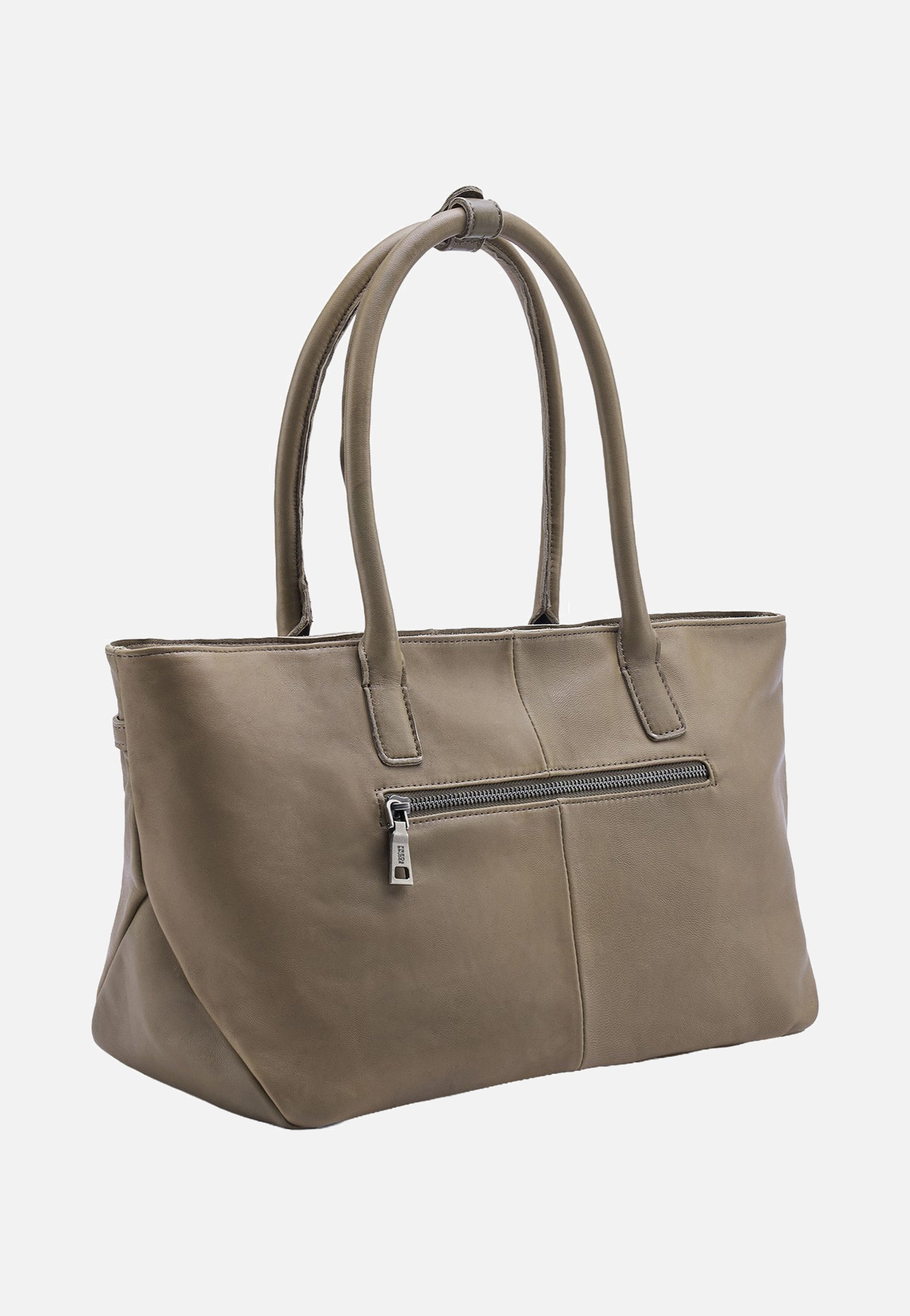 Fredsbruder Belted With Love Shopper Grey Khaki Shopper