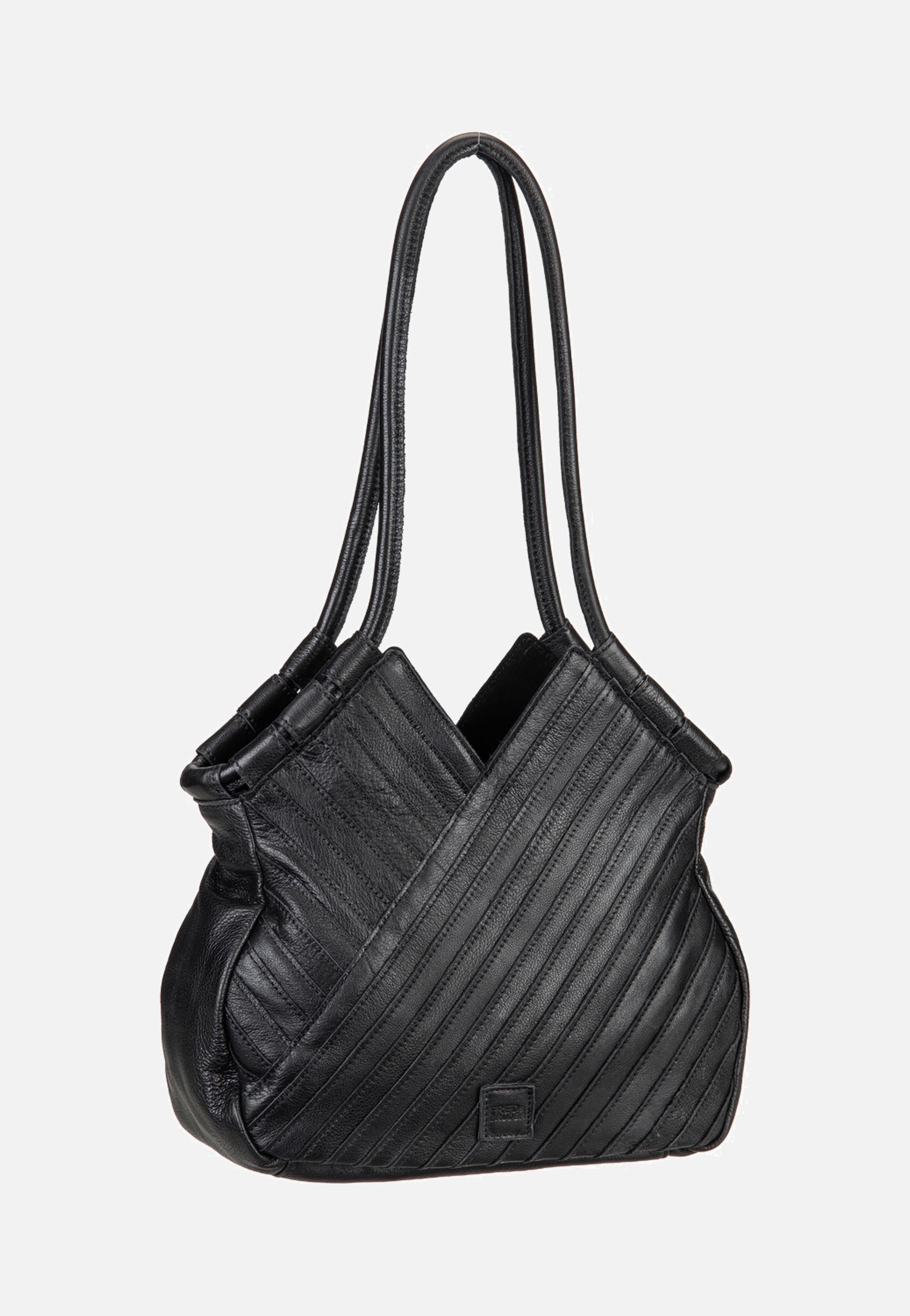 Fredsbruder Criss-Cross Hobo Black Hobo Bag