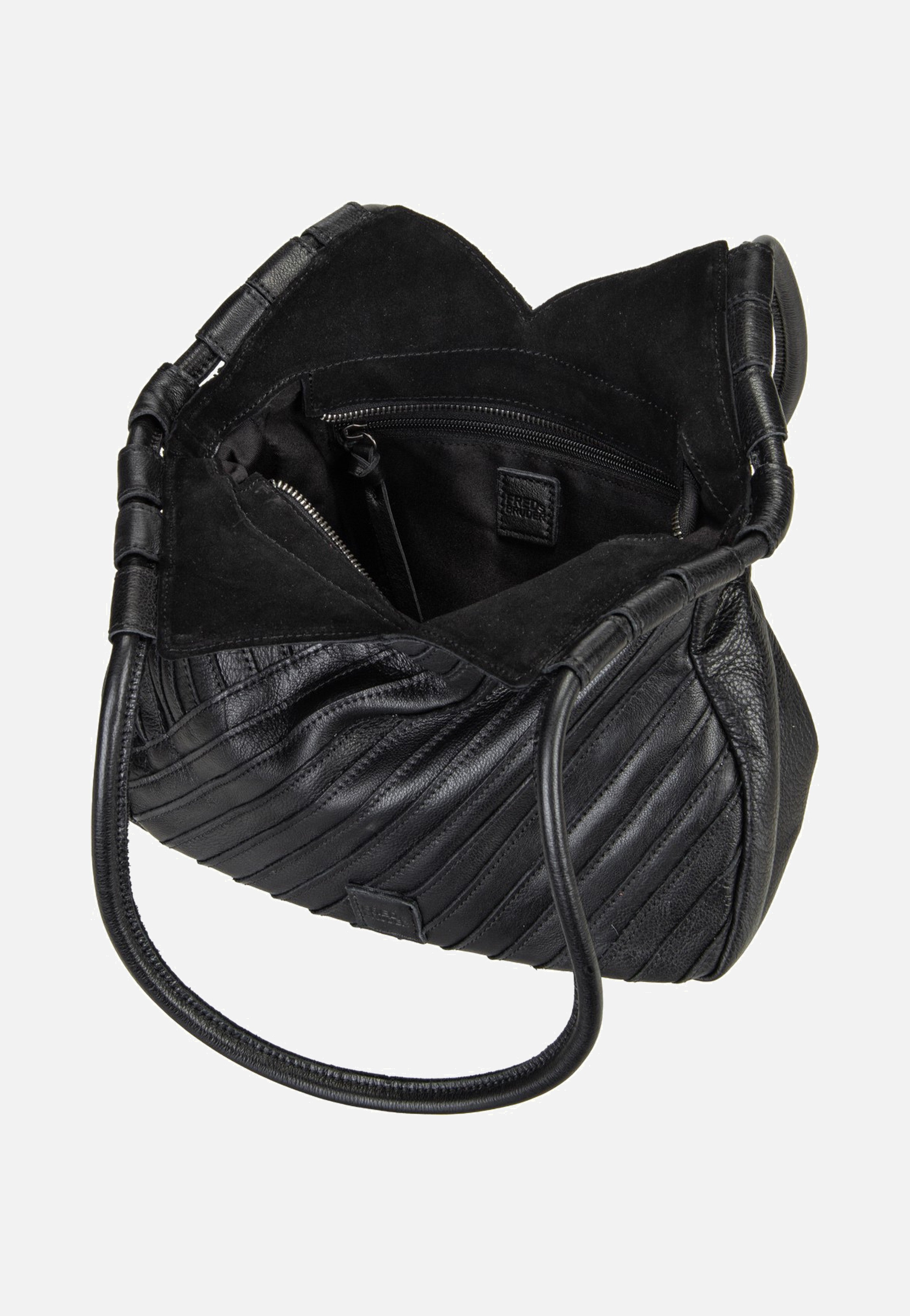Fredsbruder Criss-Cross Hobo Black Hobo Bag