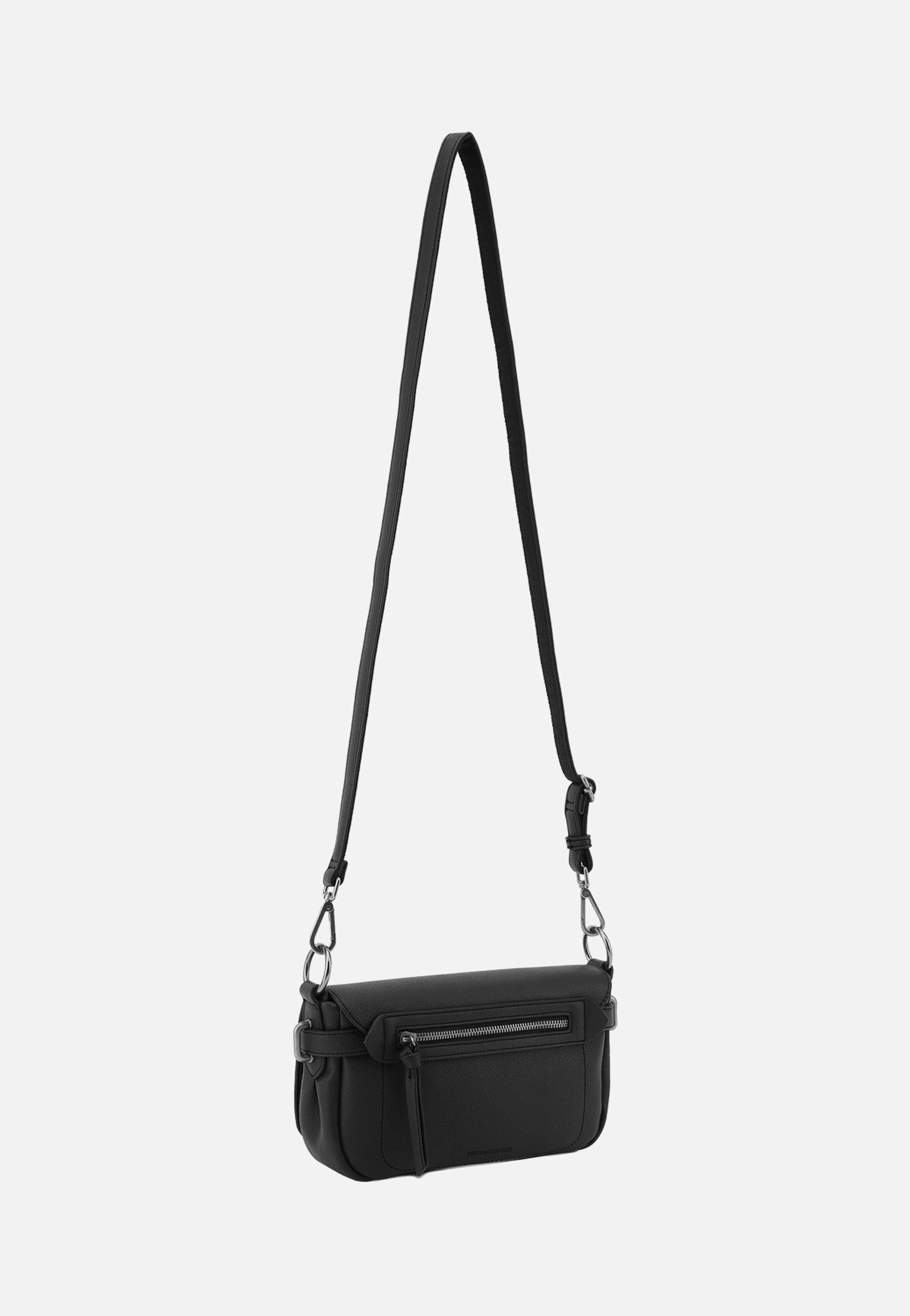Fredsbruder - My Bestie Crossbag With Flap Black - Crossbody Bag | Women-Image