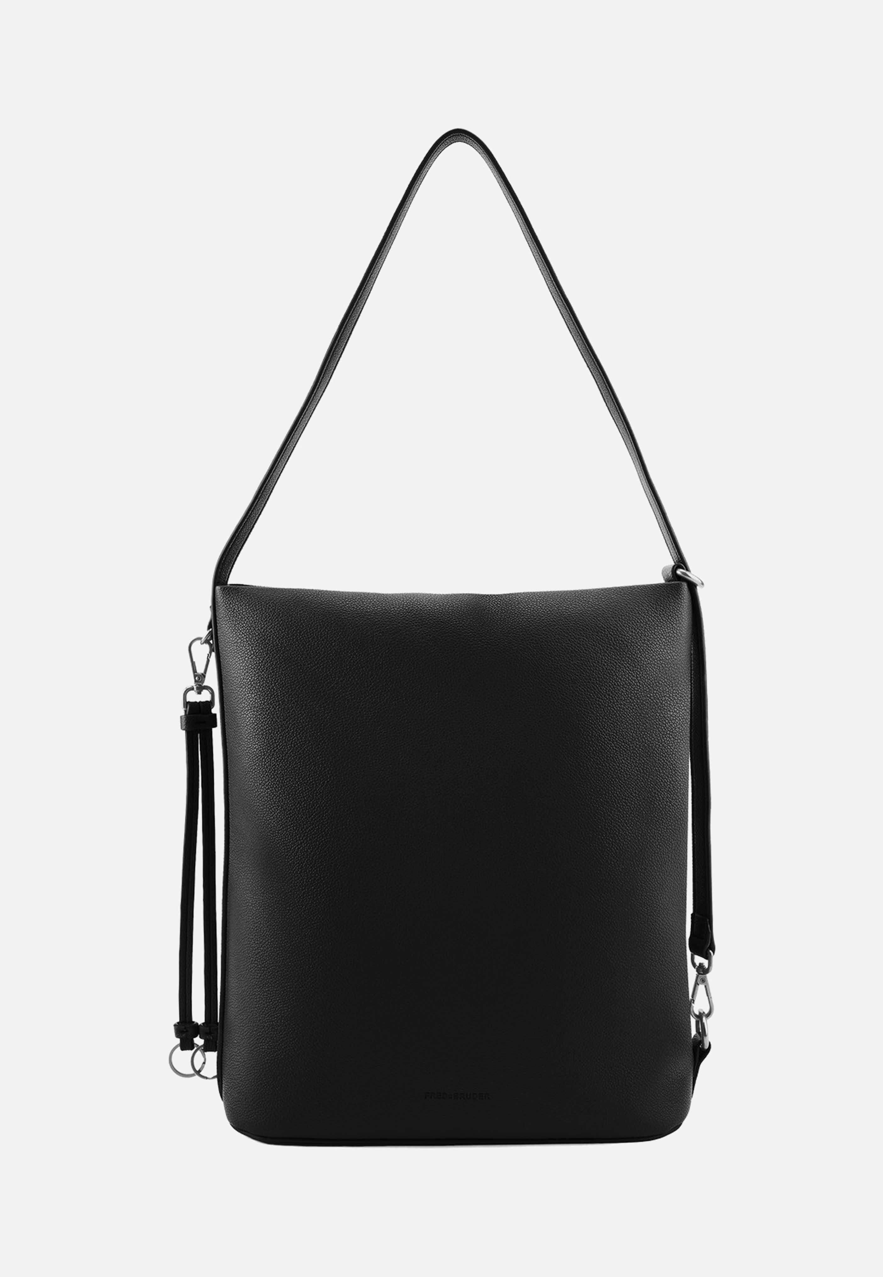 Fredsbruder - My Bestie Upright Hobo Black - Hobo Bag | Women-Image