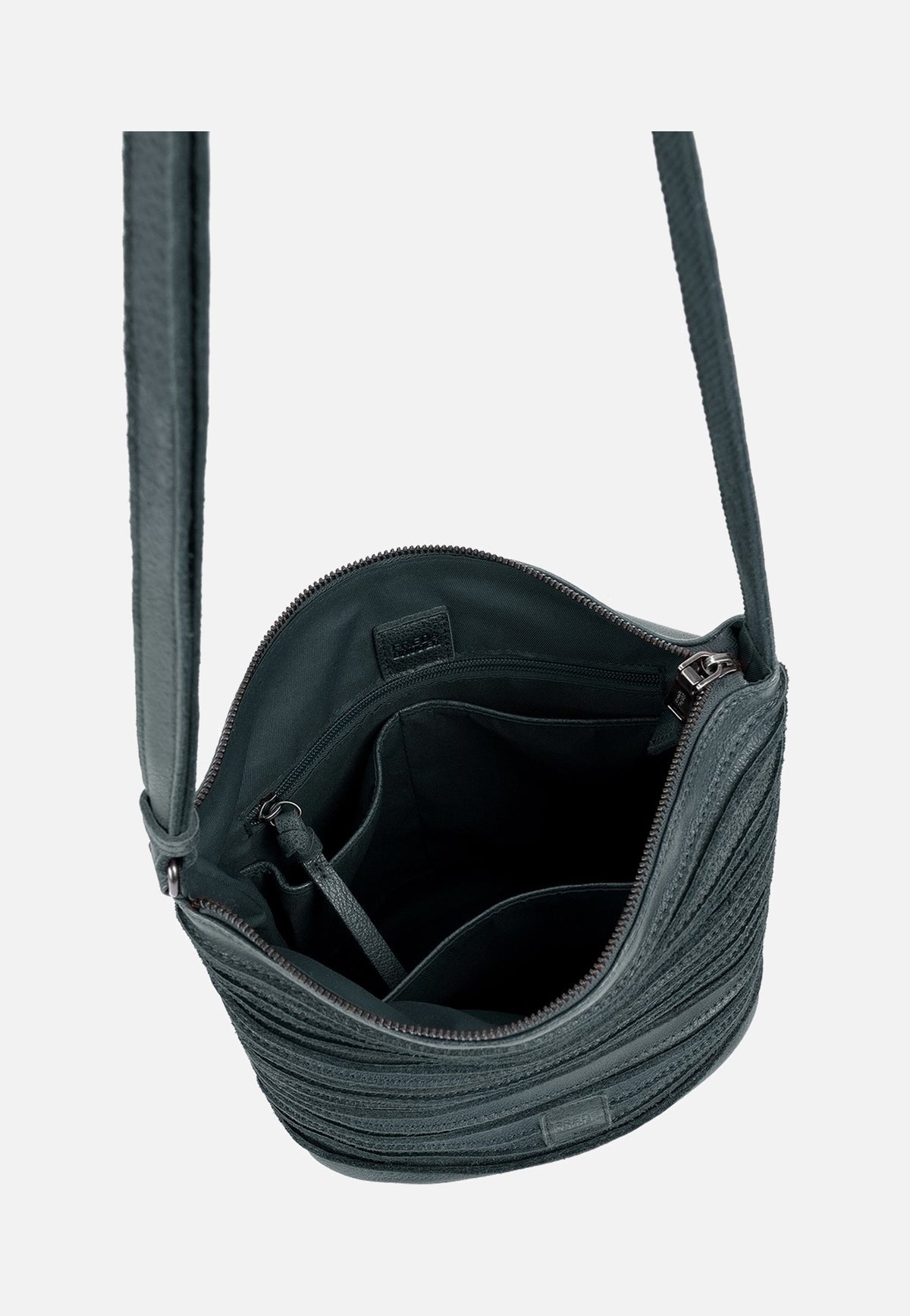 Fredsbruder Riffelinchen 927R Petrol Blue Crossbody Bag
