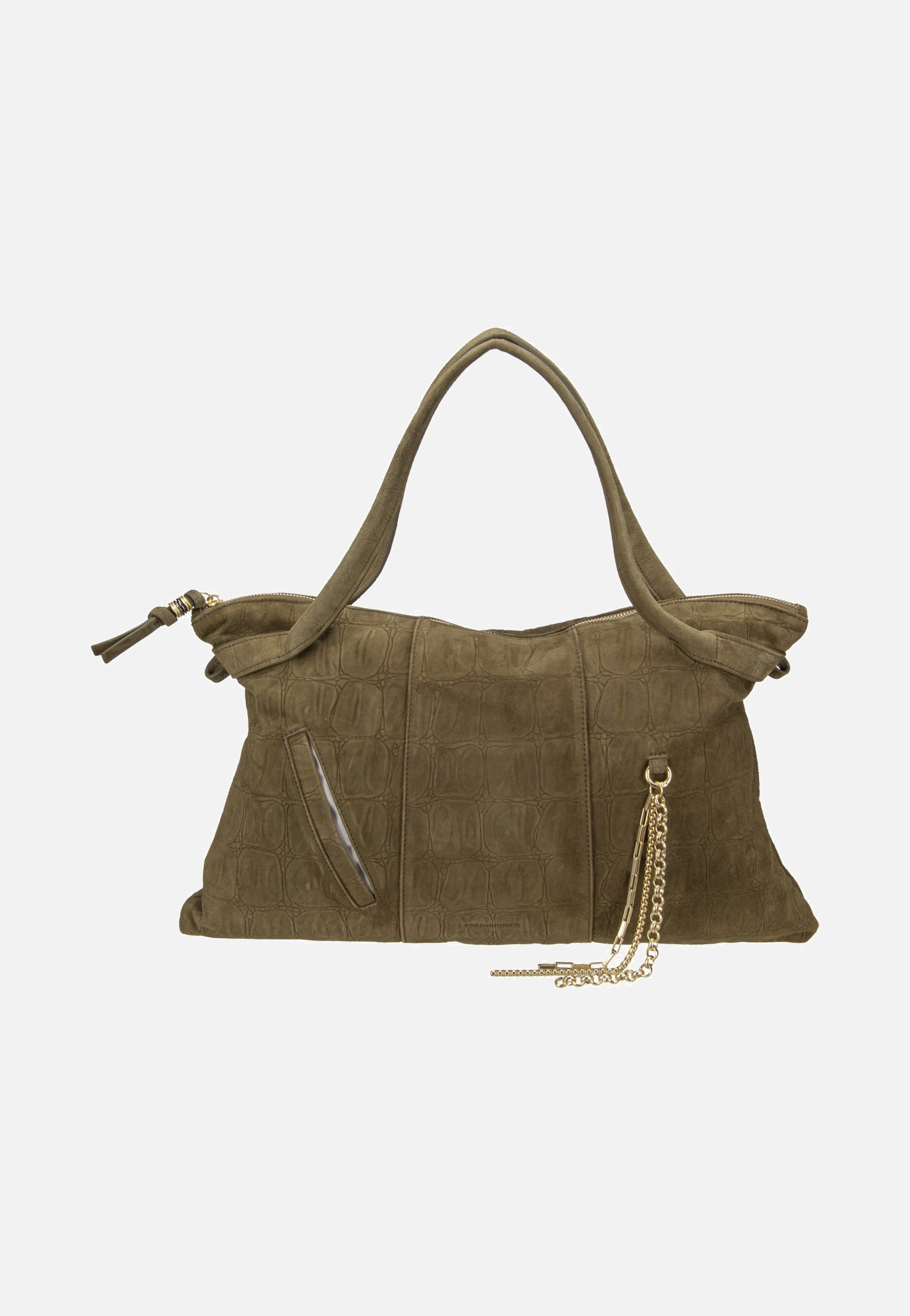 Fredsbruder Velvet Wild Khaki Schultertasche