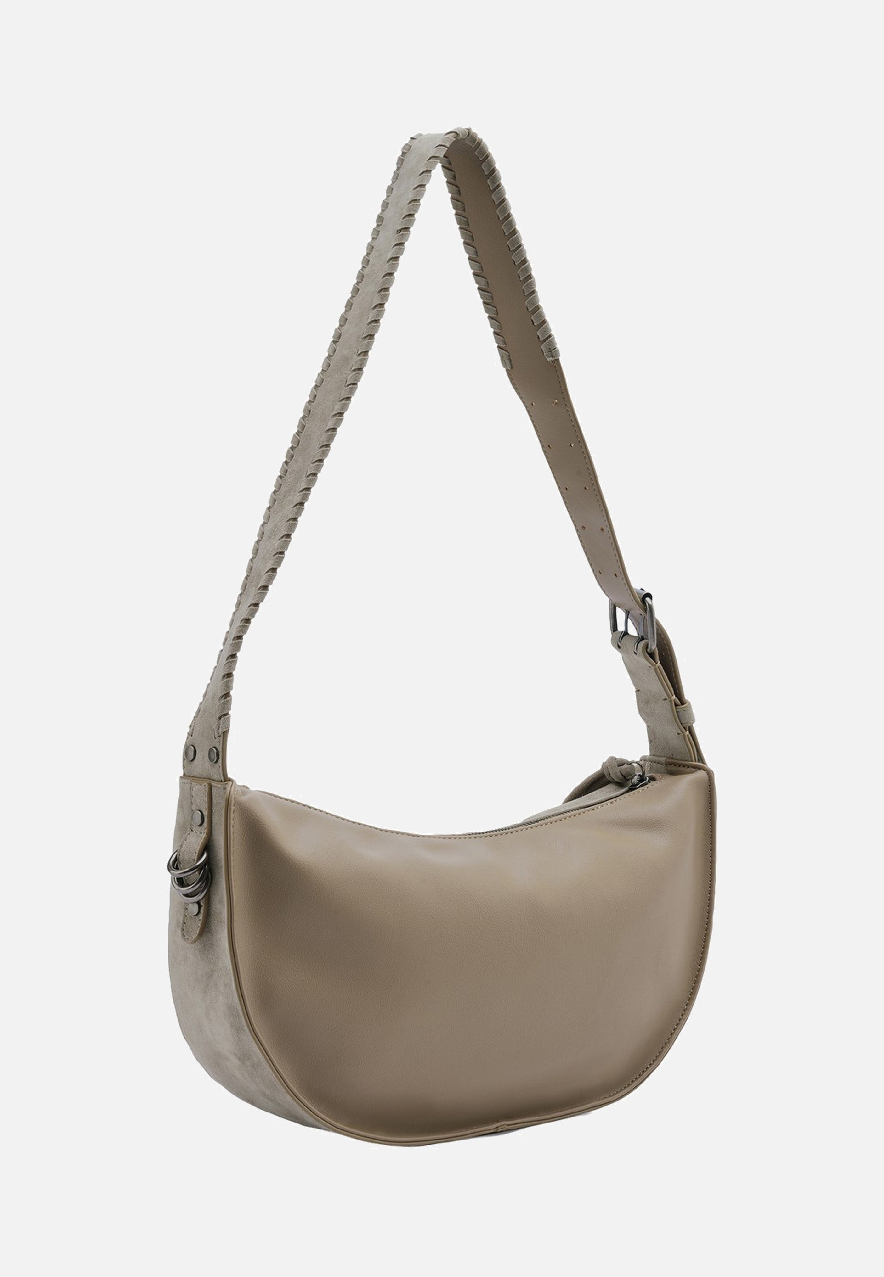 Fredsbruder - Whipstitch Soul Hobo Taupe - Hobo Bag | Women-Image