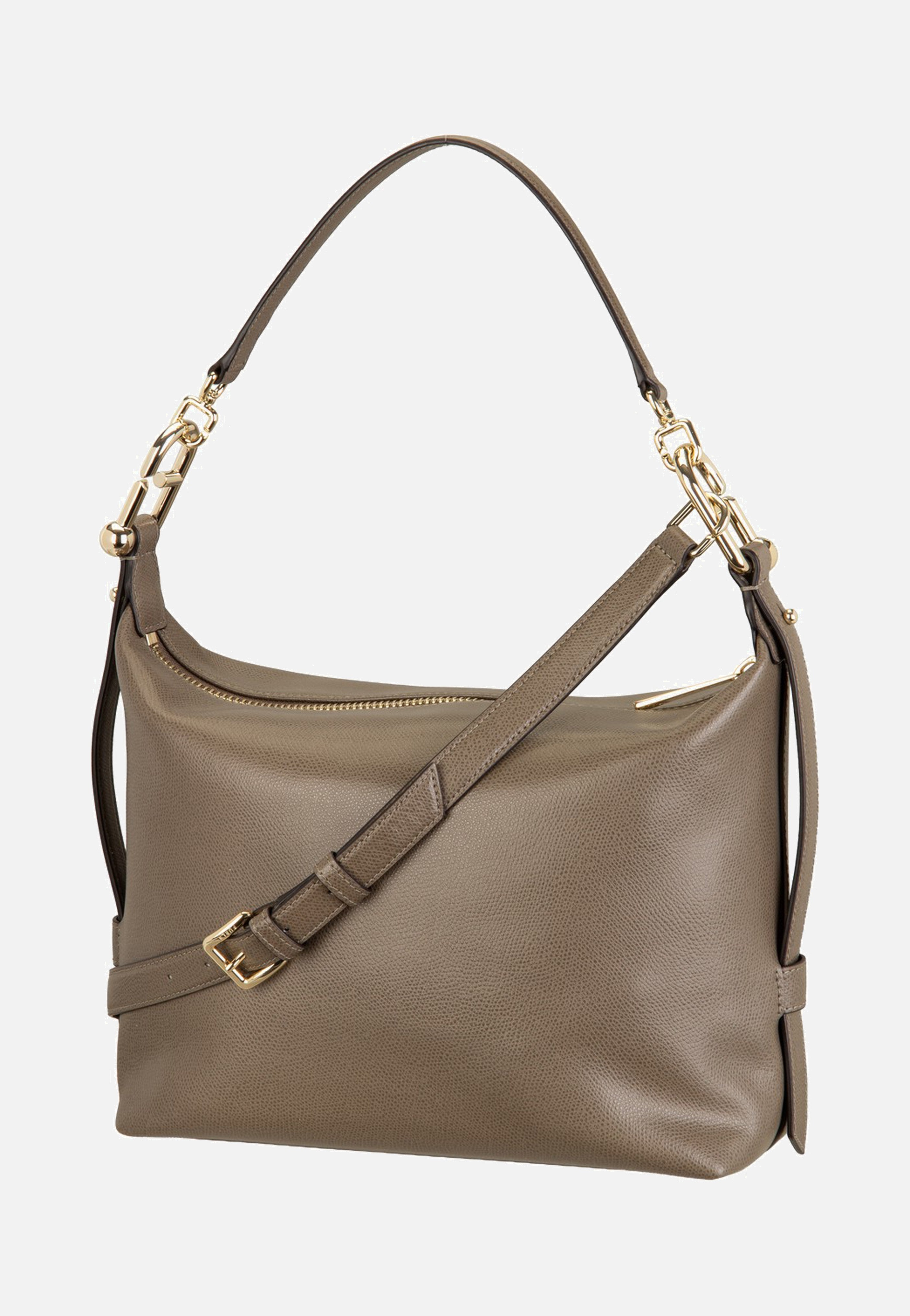 Furla Tonie M Hobo Muddy Gray Shoulder Bag