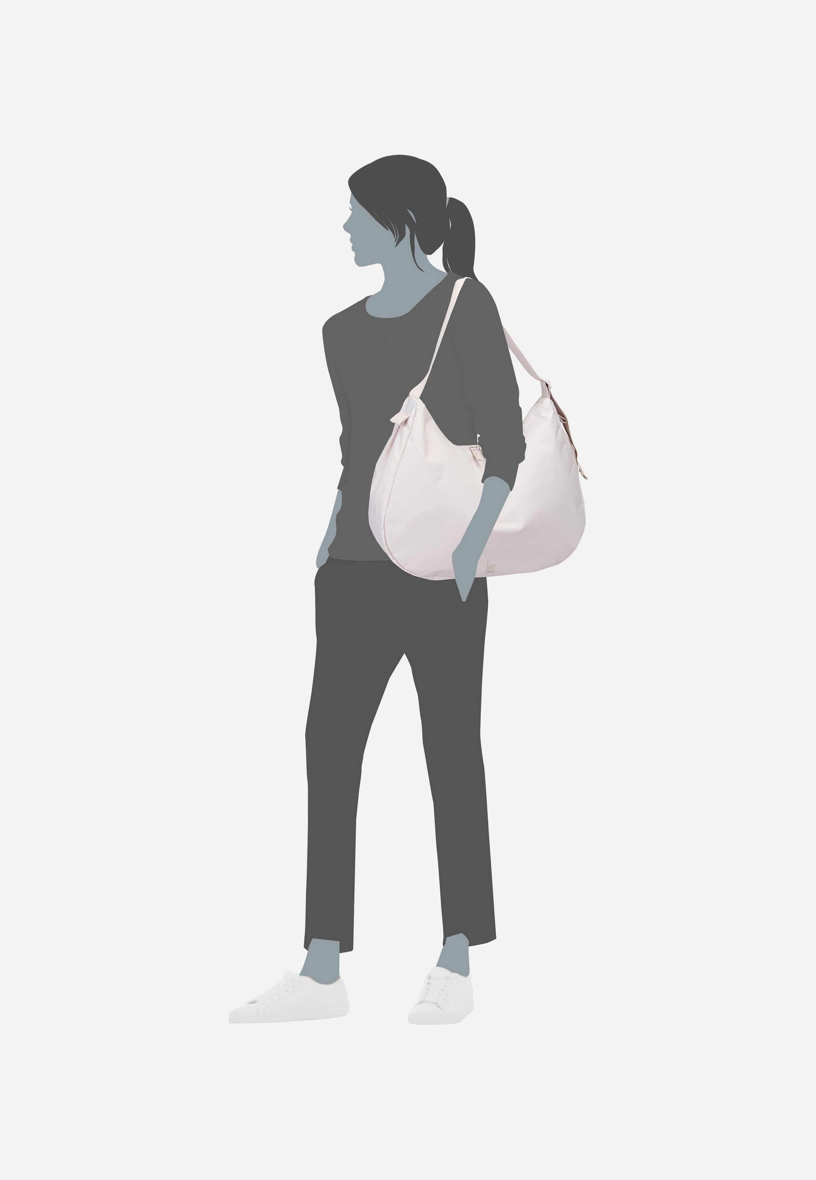 GOT BAG - Curved Bag Monochrome Soft Shell - Hobo Bag | Women-Image