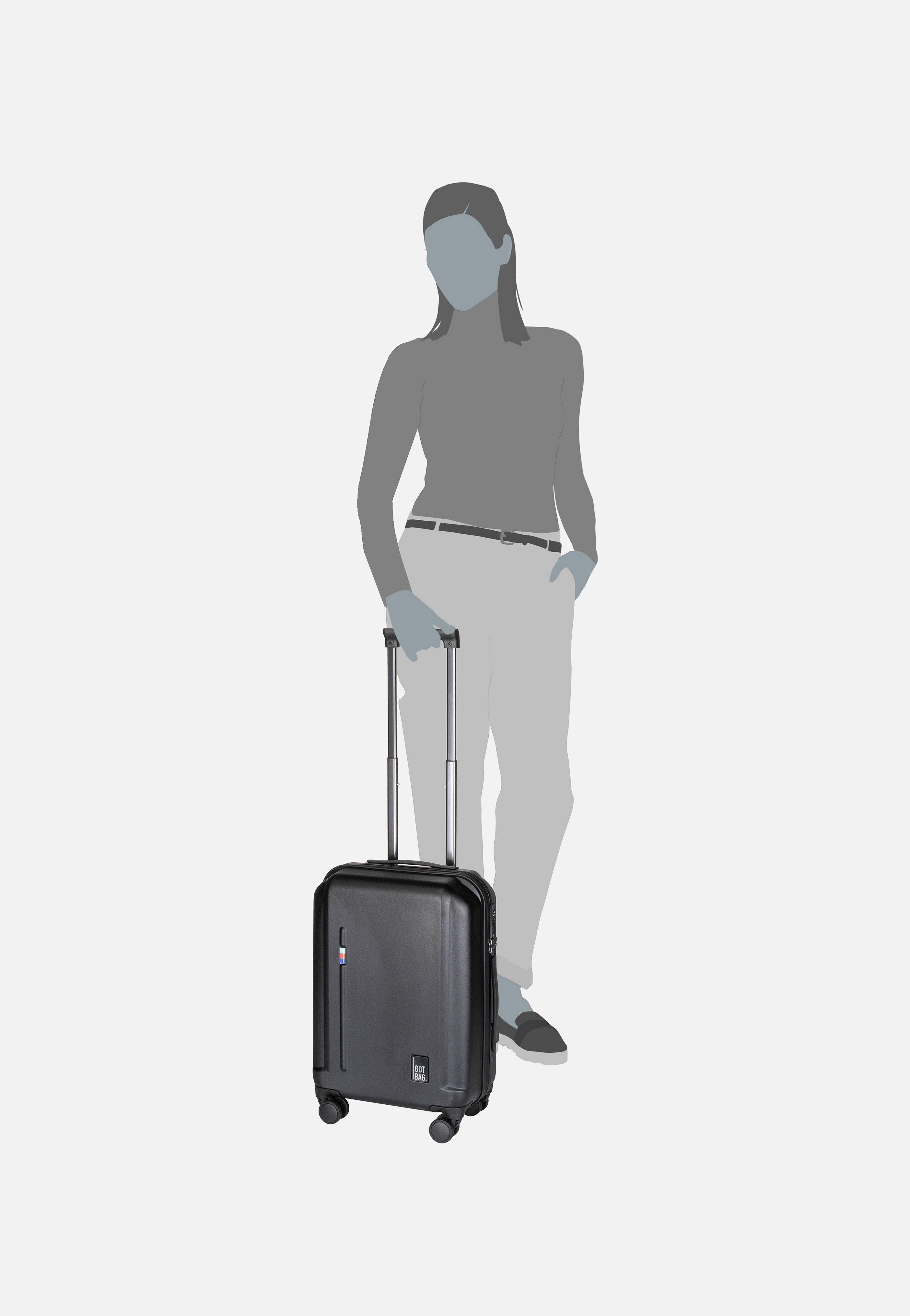 GOT BAG - Re:Shell Cabin 2.0 Black - Suitcase | Neutral-Image