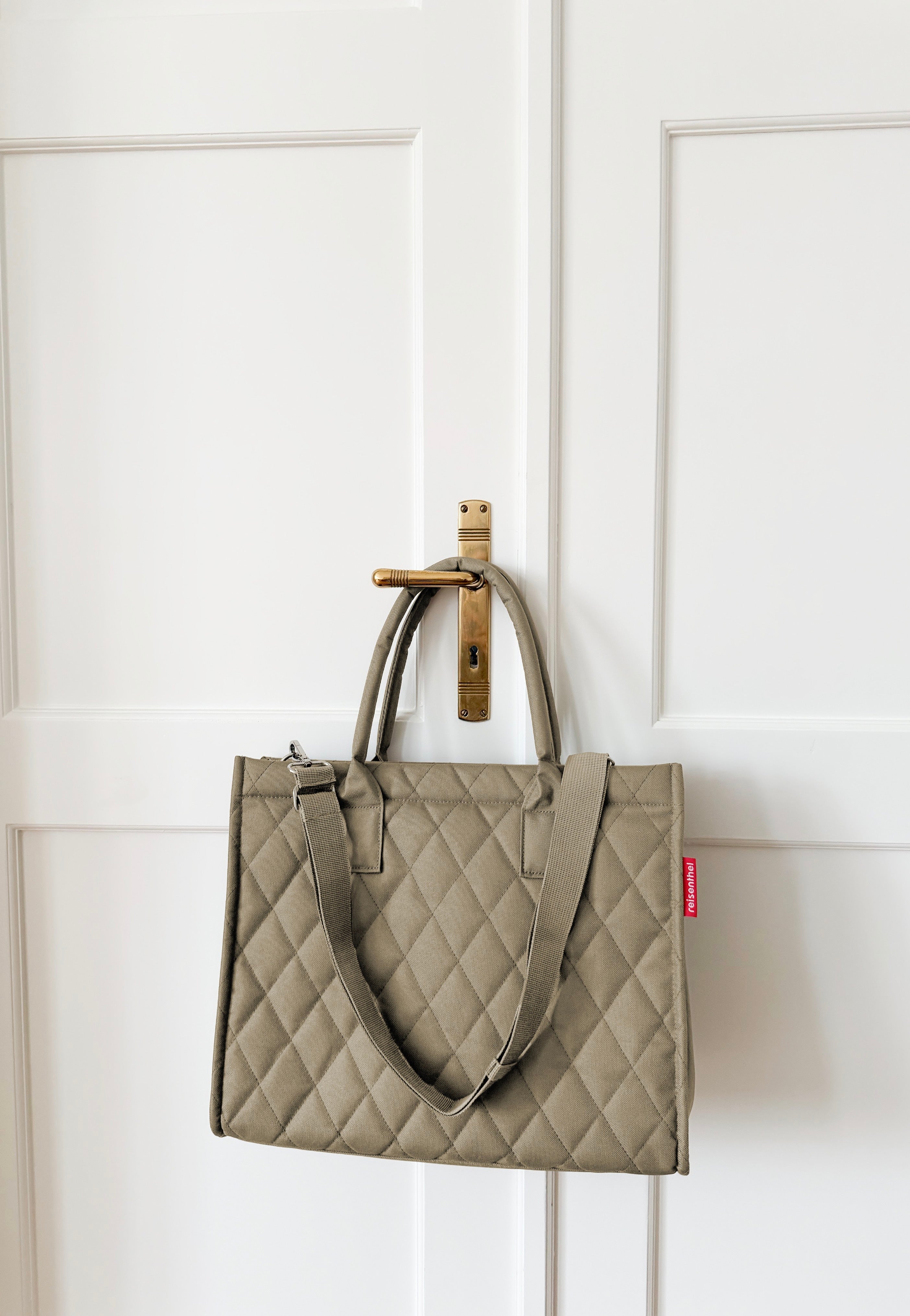 reisenthel Daily Shopper Business Rhombus Olive Shopper