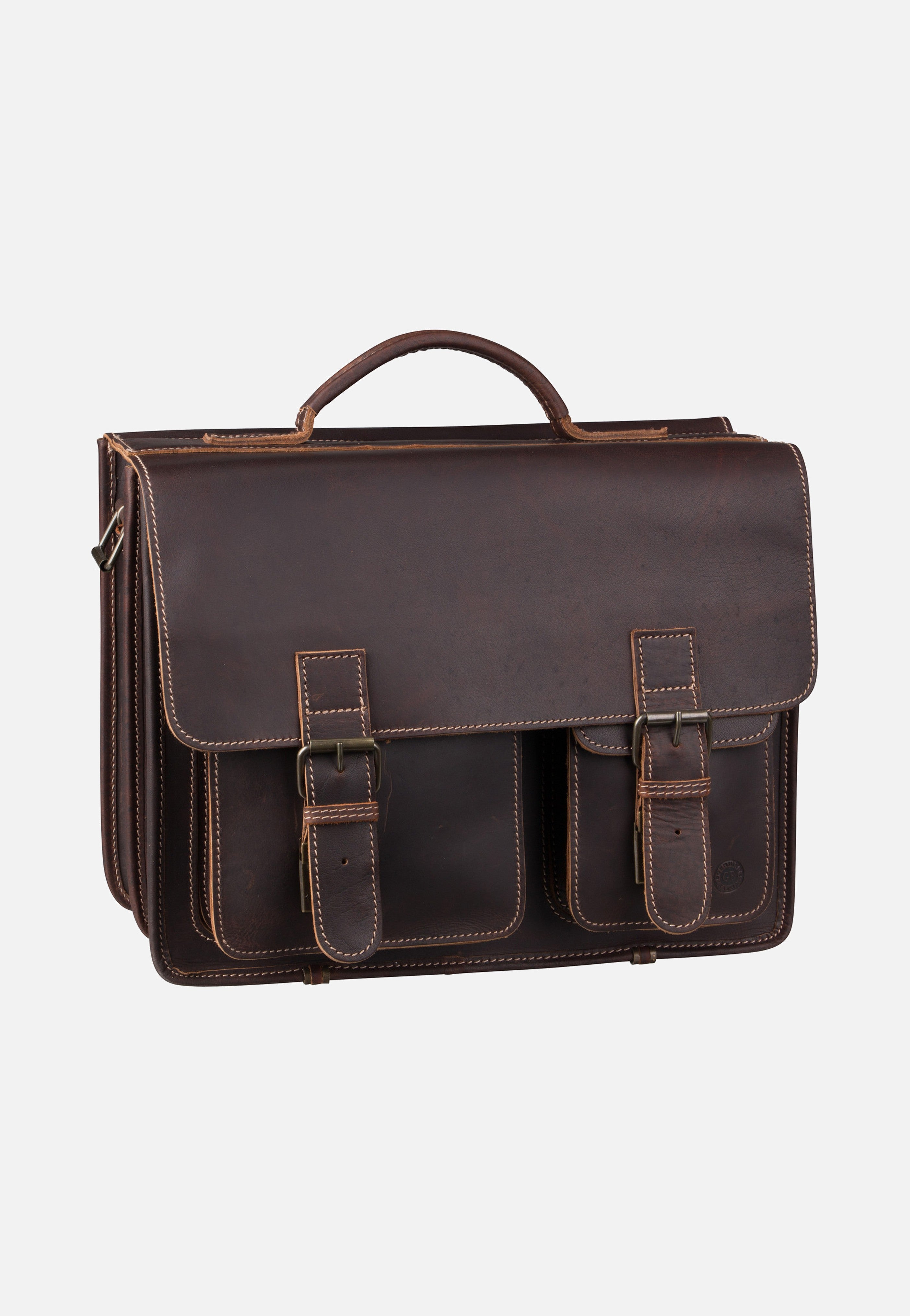 Greenburry - Buffalo 1128 Mappe XXL Brown - Briefcase | Men-Image