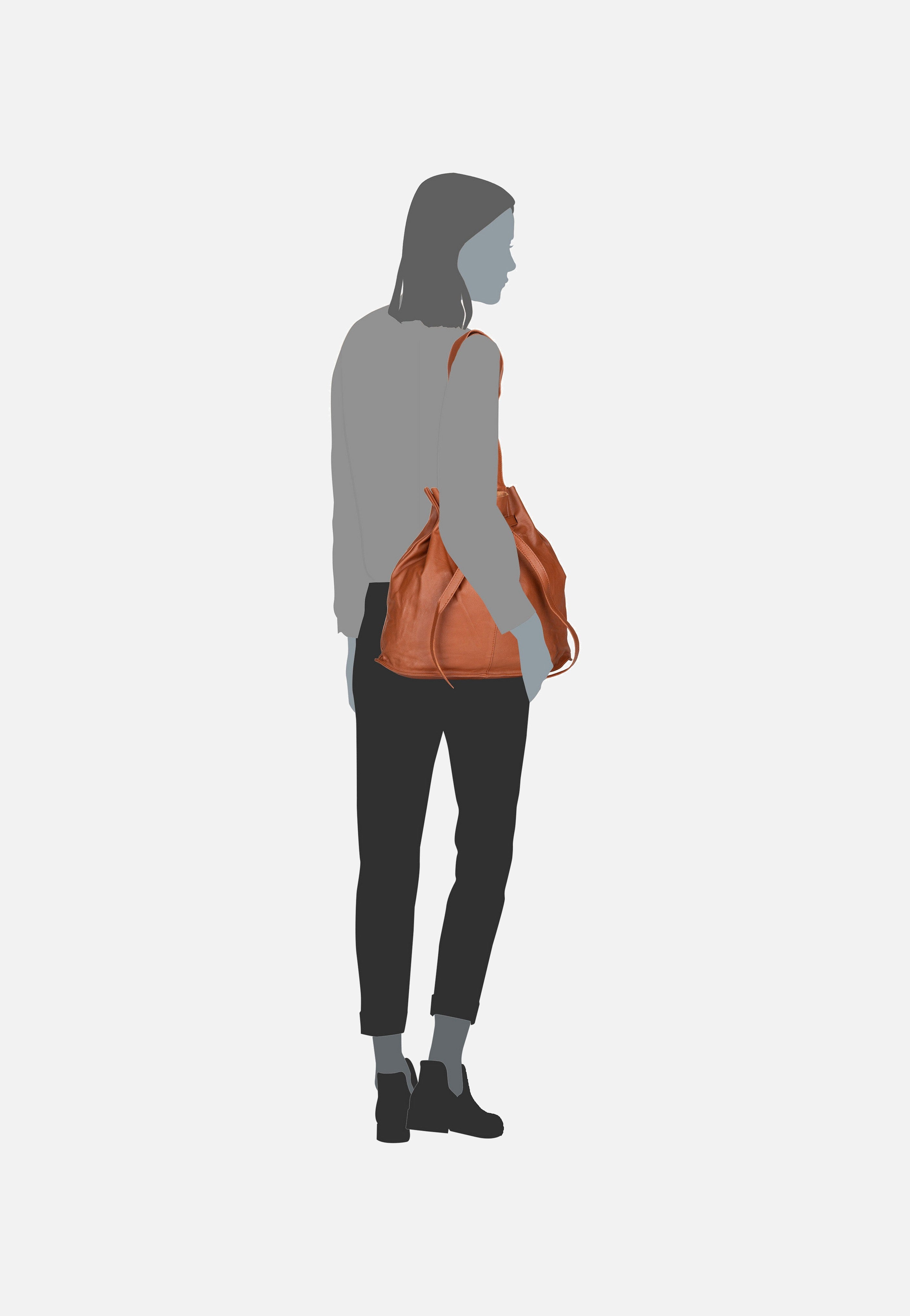Greenburry - Eva Nappa NR-2M Caramel - Bucket Bag | Neutral-Image