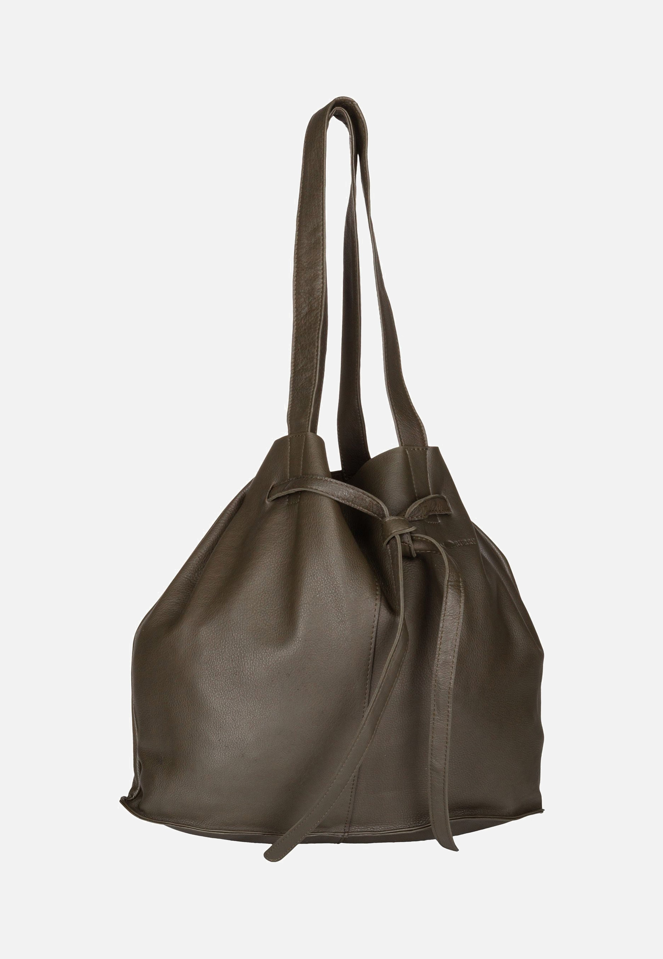 Greenburry - Eva Nappa NR-2M Oliv - Bucket Bag | Neutral-Image