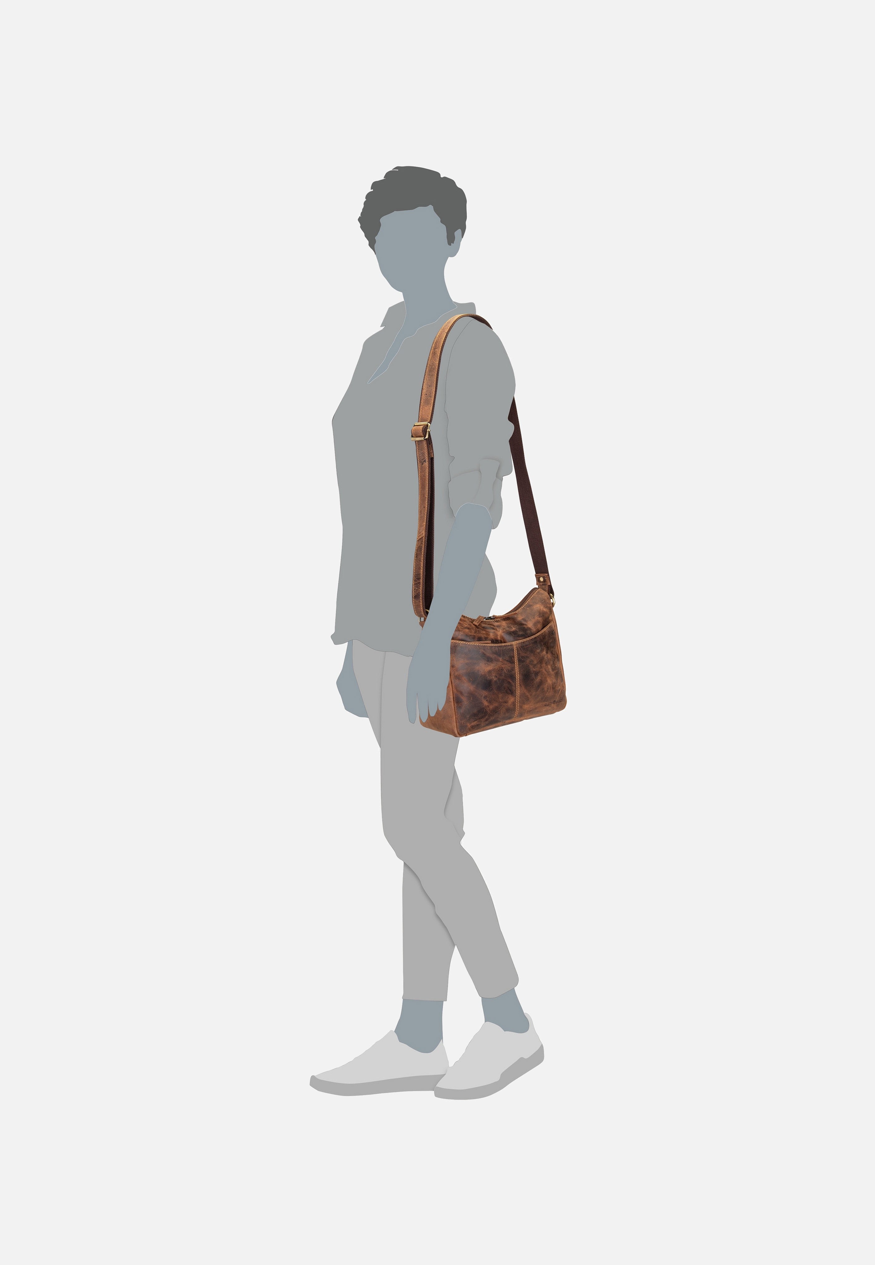 Greenburry - Vintage 1534 Sattelbraun - Pouch Bag | Women-Image
