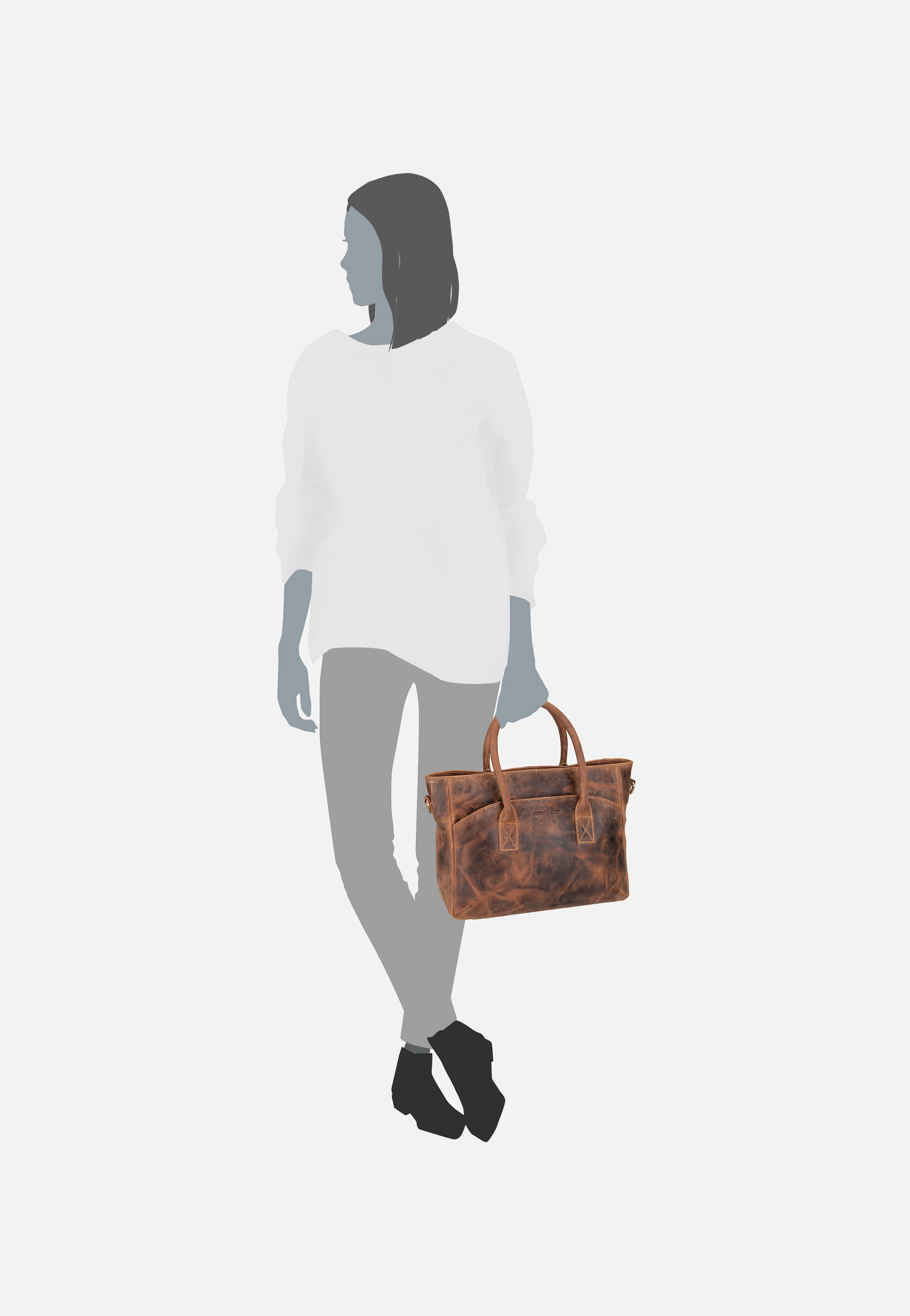 Greenburry - Vintage 1537 Sattelbraun - Tote Bag | Women-Image