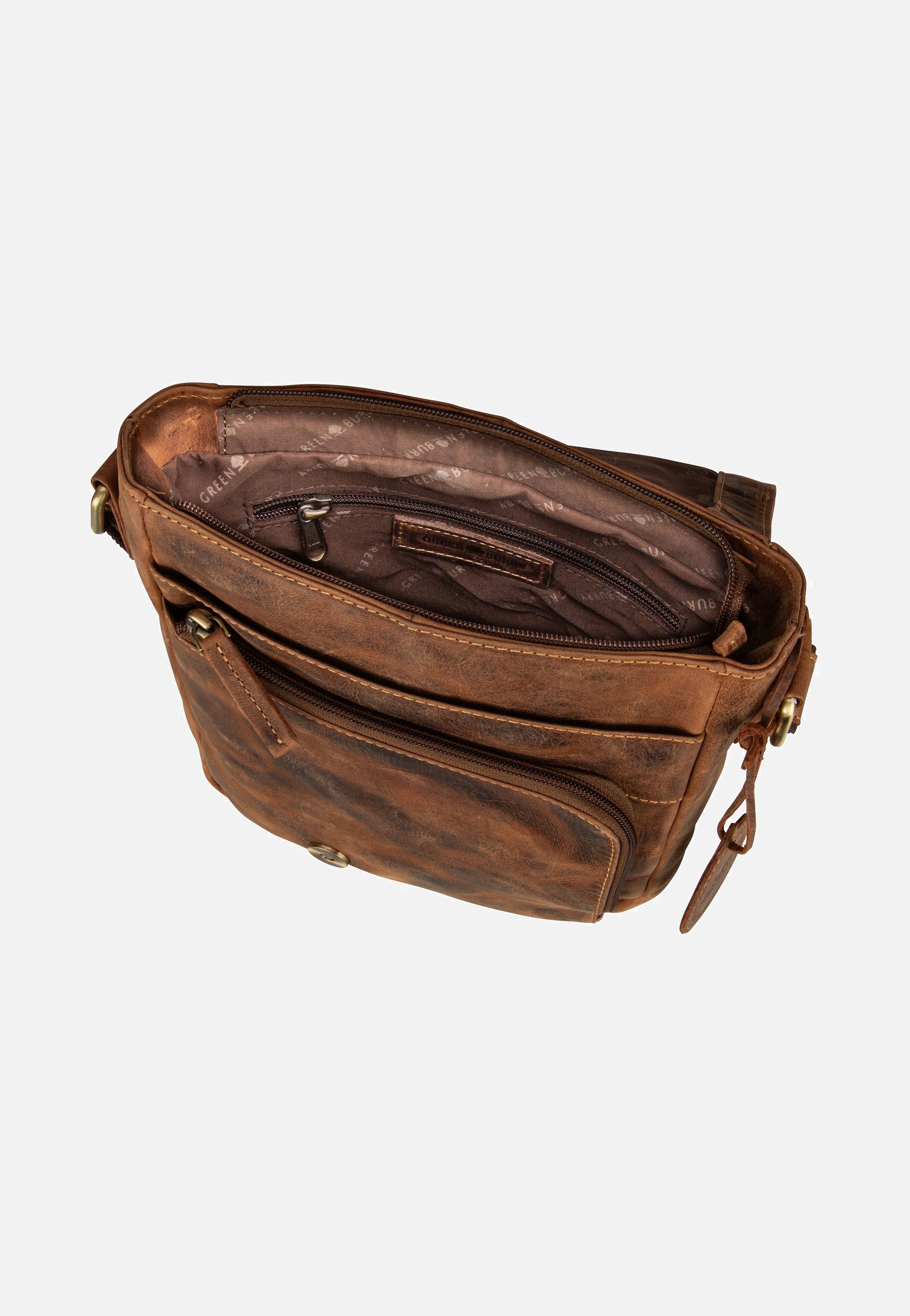 Greenburry - Vintage 1540 Revolver Bag S Sattelbraun - Crossbody Bag | Neutral-Image