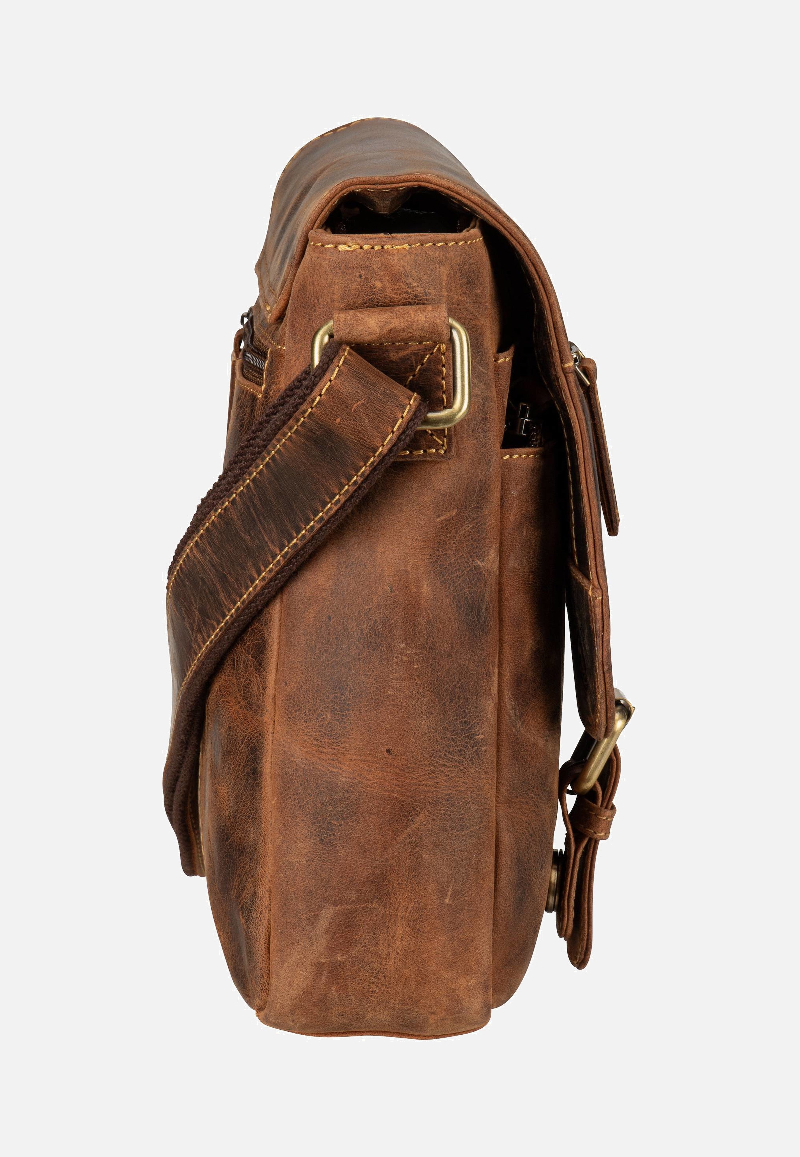 Greenburry - Vintage 1540 Revolver Bag S Sattelbraun - Crossbody Bag | Neutral-Image