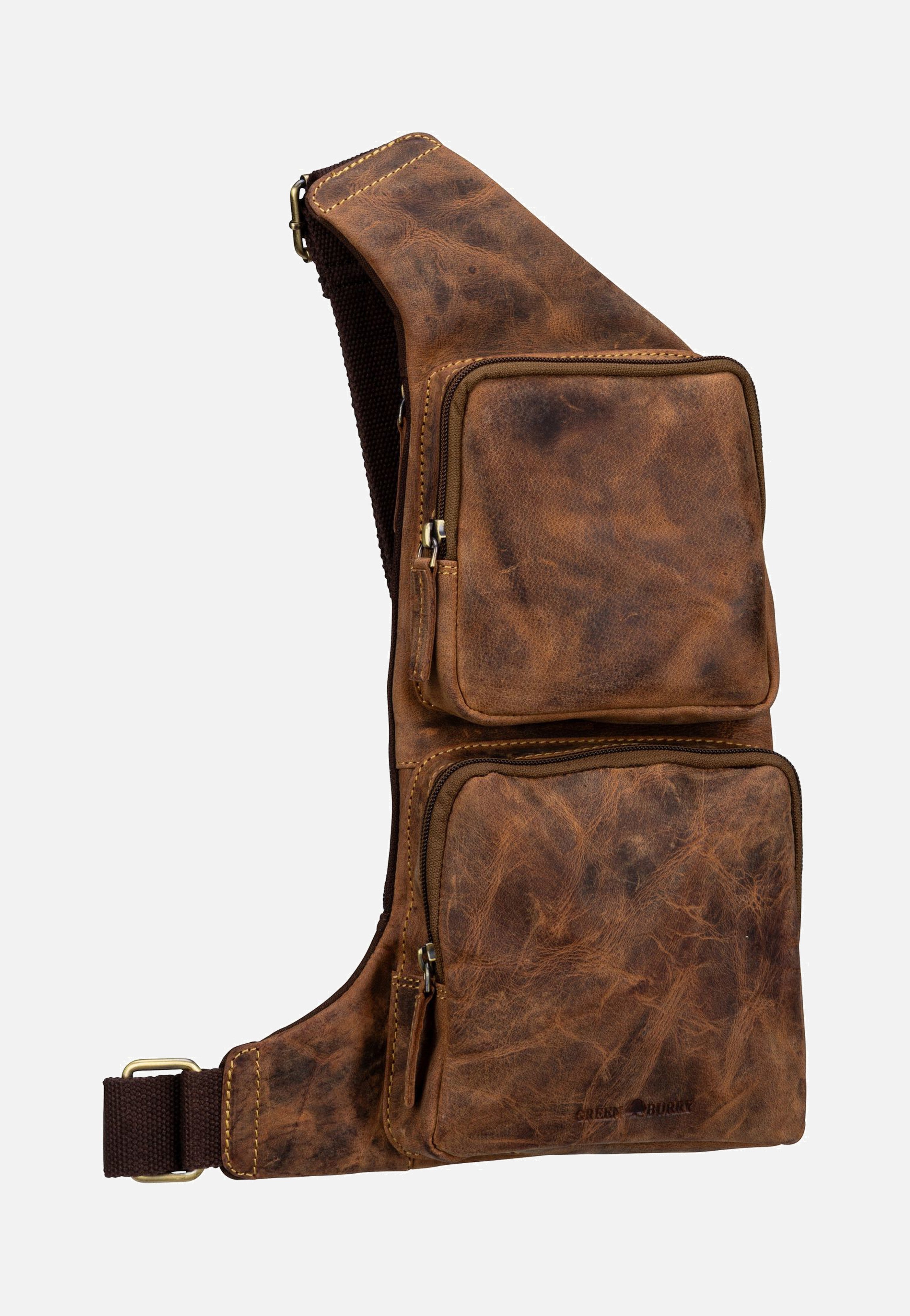 Greenburry - Vintage 1543 Bodybag Sattelbraun - Sling Bag | Neutral-Image